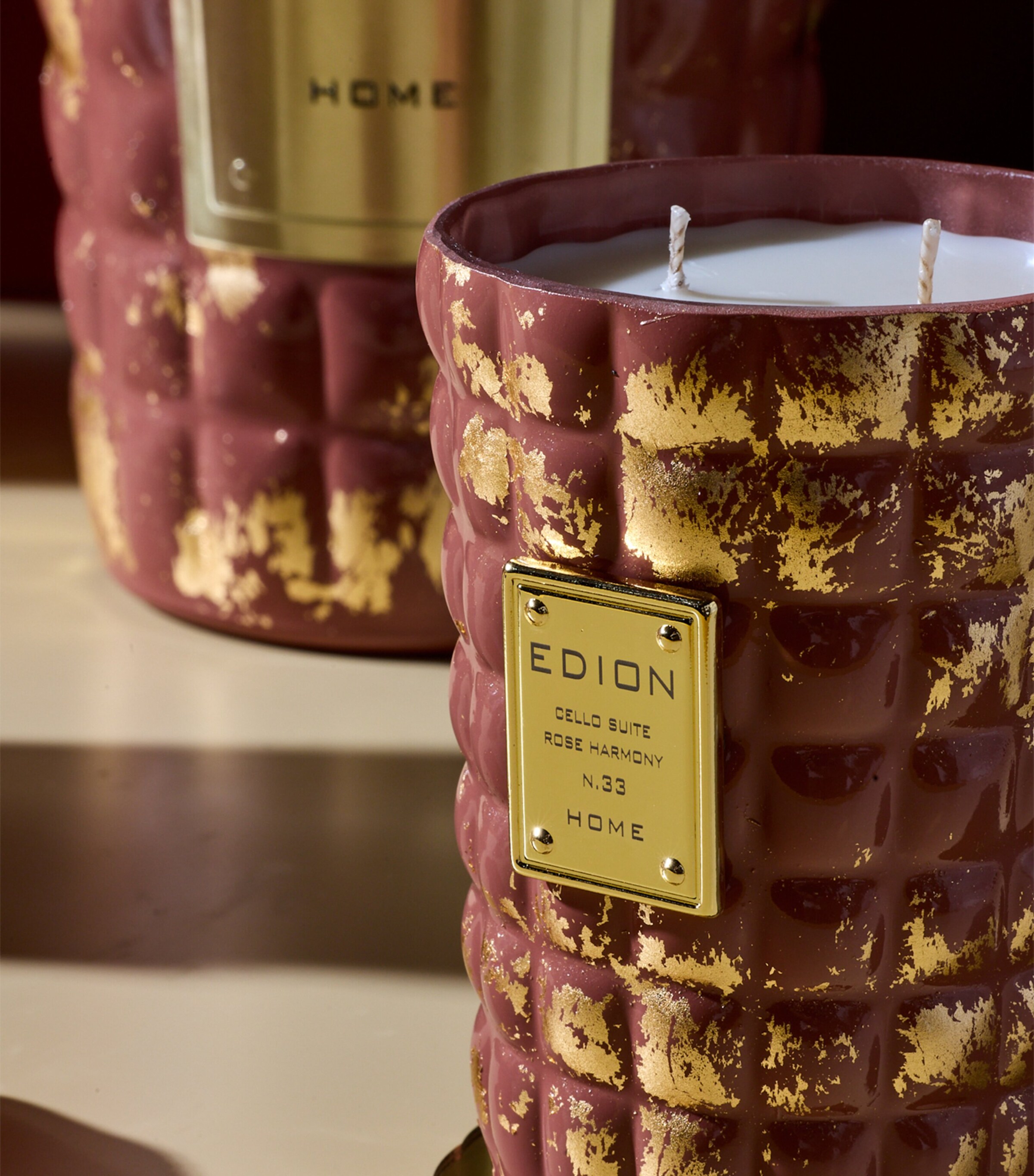 EDION No.33 Cello Suite Rose Harmony Candle (300g) Pink Image 3