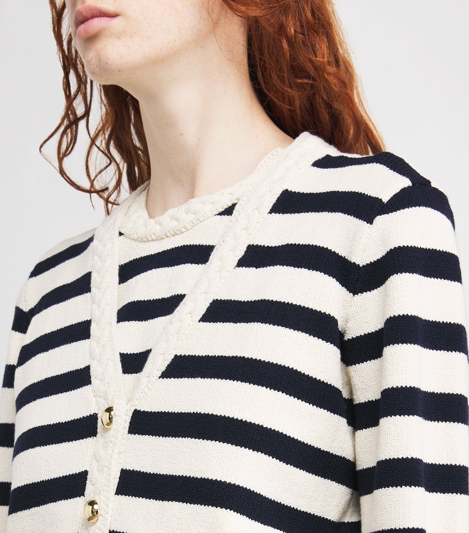 Stripe The Harbor Cardigan NAVY MULTI Image 6
