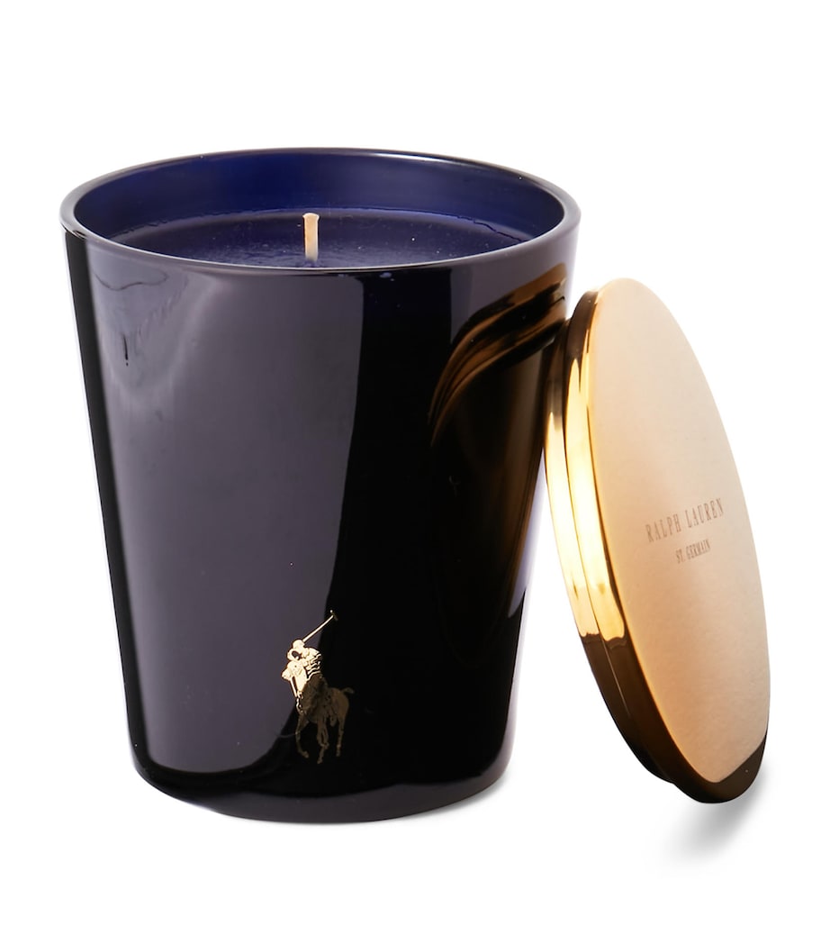 Round Hill Candle (265g) NAVY / GOLD Image 3