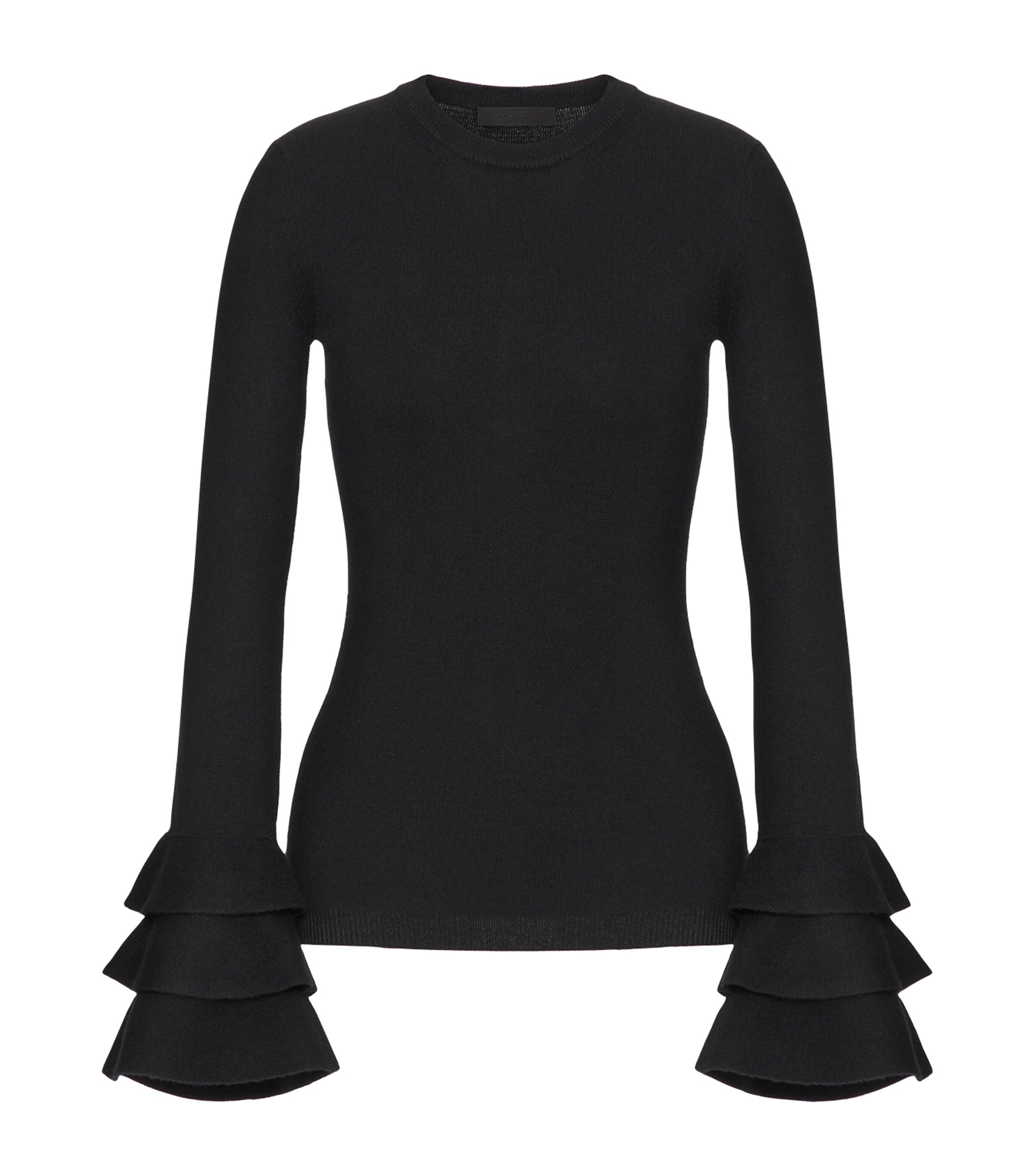 Valentino Viscose-blend Sweater In Black