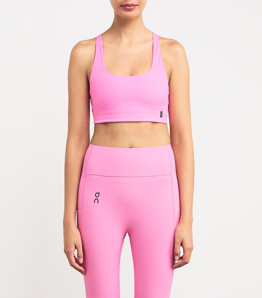 Studio Low-Impact Sports Bra RASPBERRY Image 3