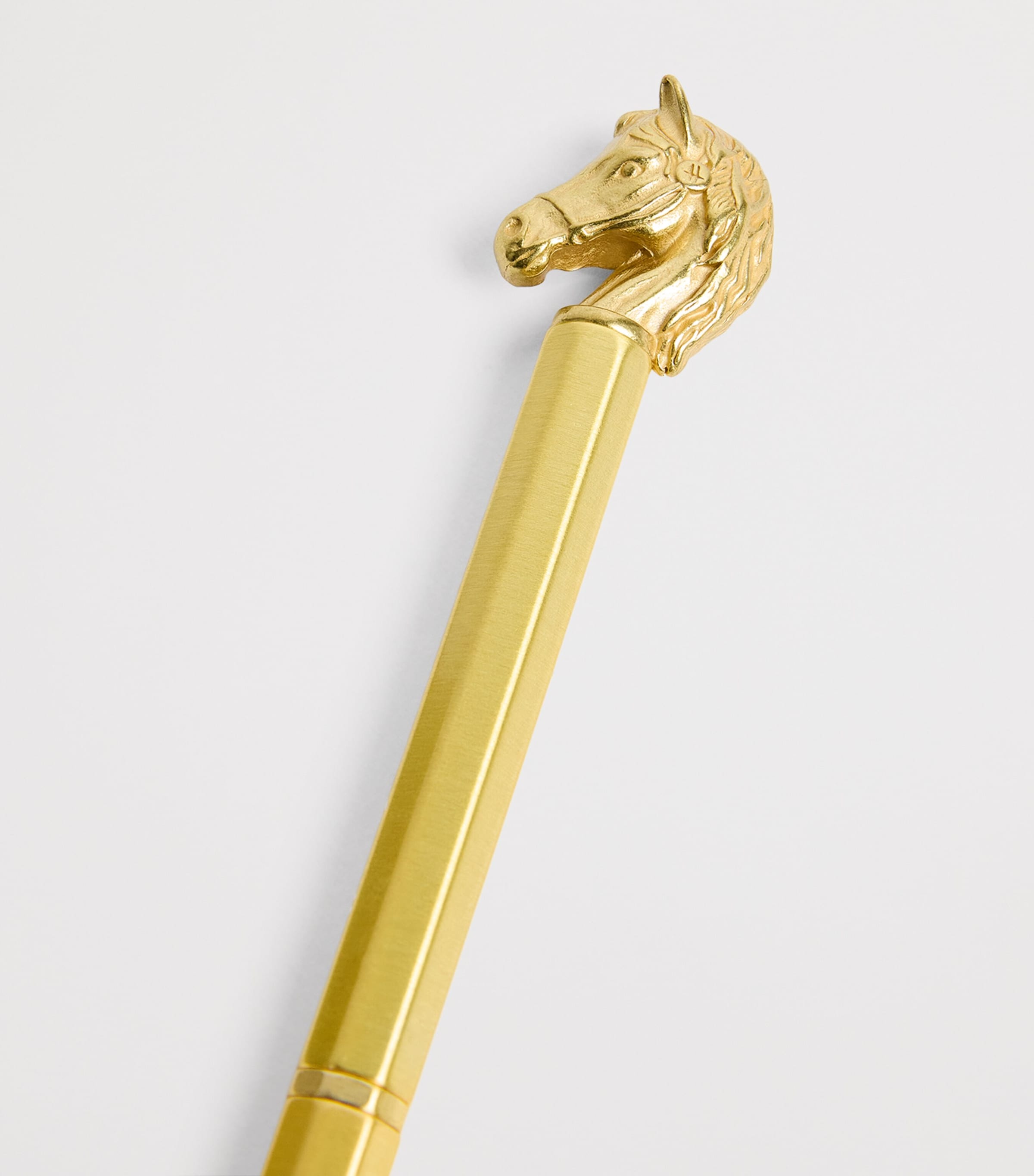 Horse Ballpoint Pen GOLD Image 2
