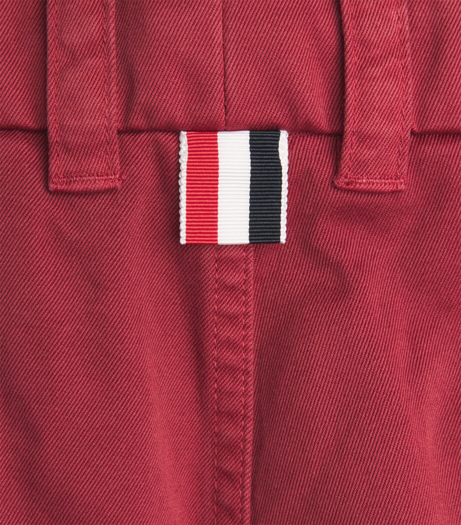 Cotton Chinos BURGUNDY Image 5