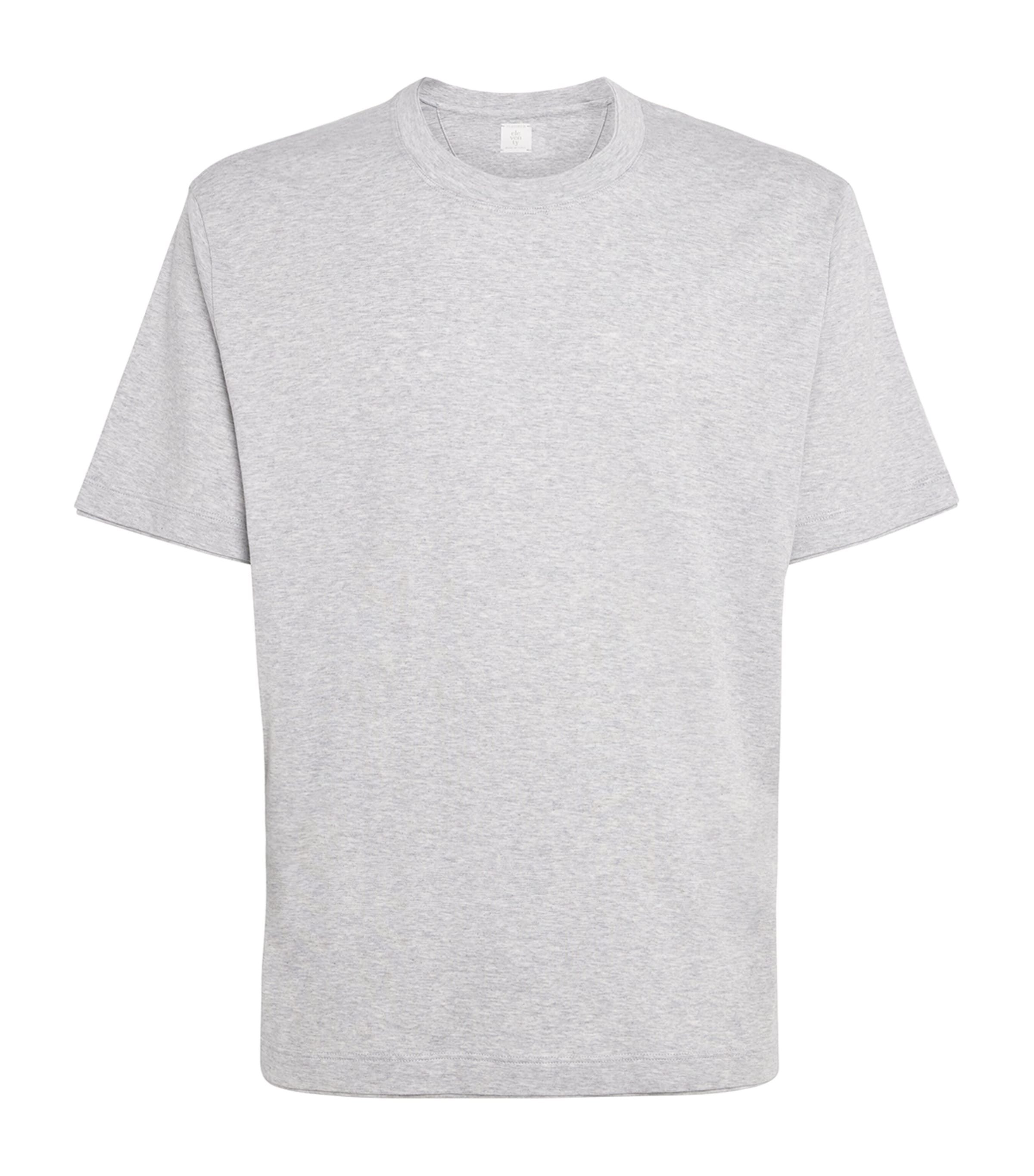 Cotton-Blend Jersey T-Shirt GRIGIO CHIARO MELANG Image 1
