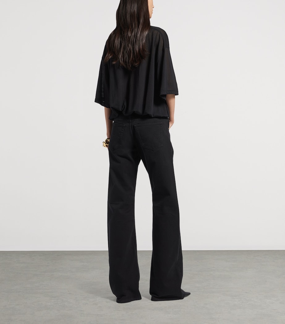 Balenciaga Womens Cotton-Blend T-Shirt Bodysuit Image 3