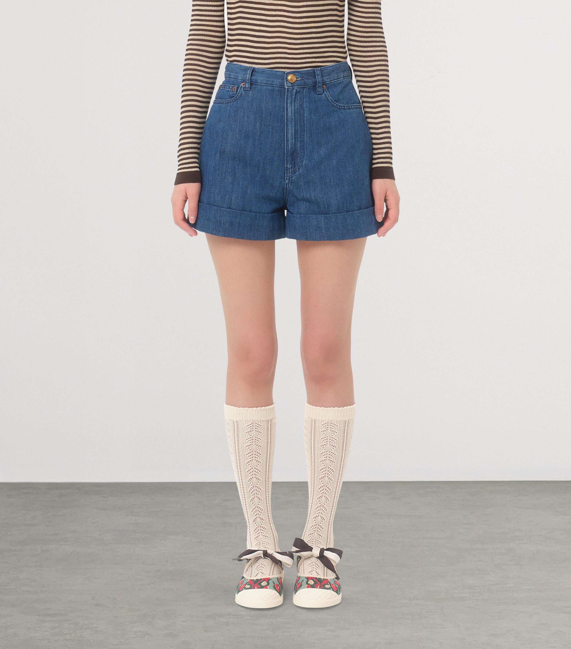 Valentino Cotton-Linen Shorts | Harrods US