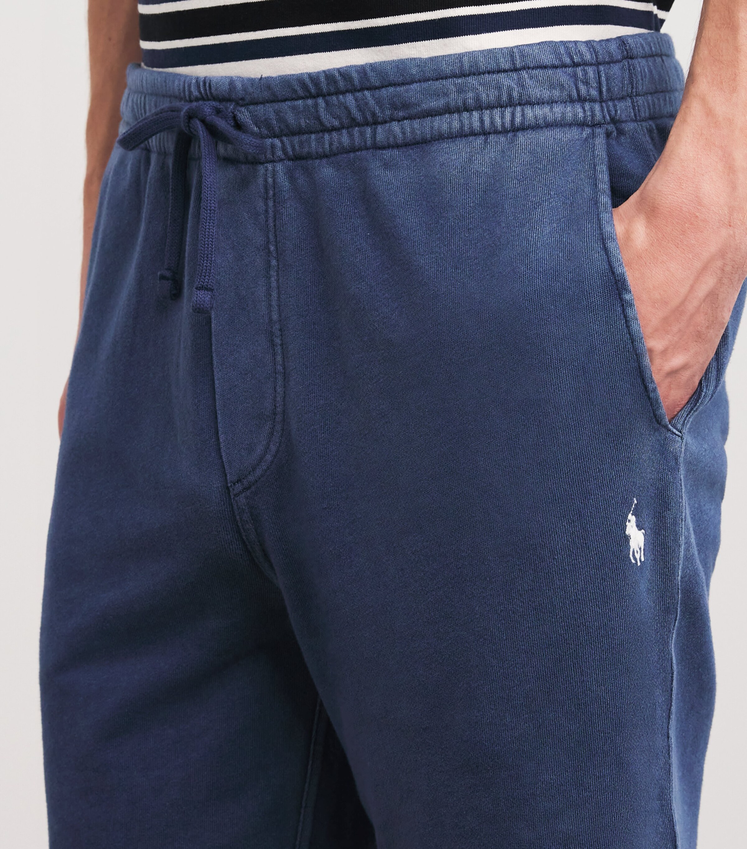 Cotton Terry Shorts NAVY Image 4