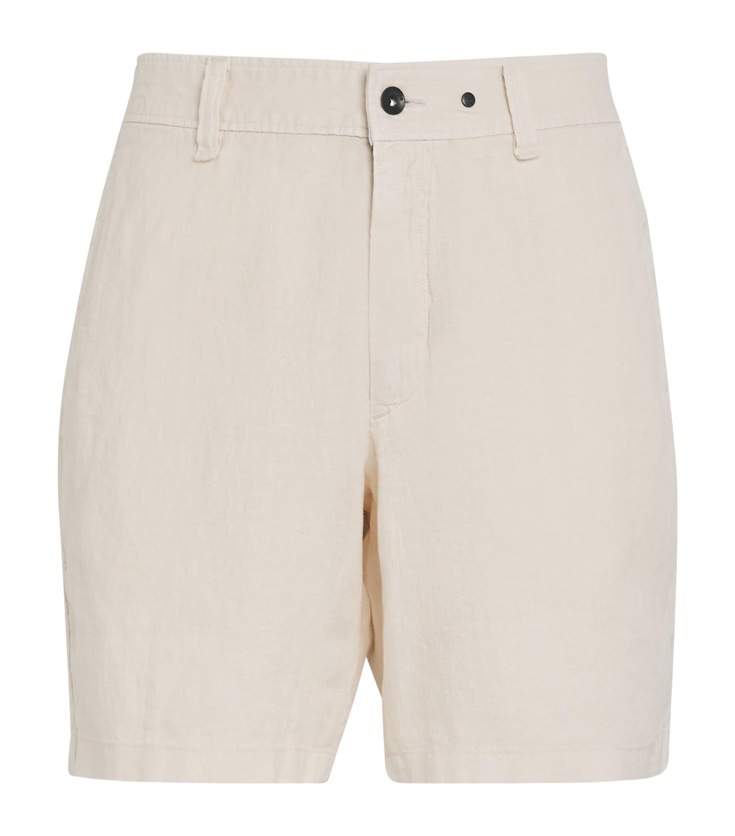 Rag & Bone Linen Haydon Shorts In Beige