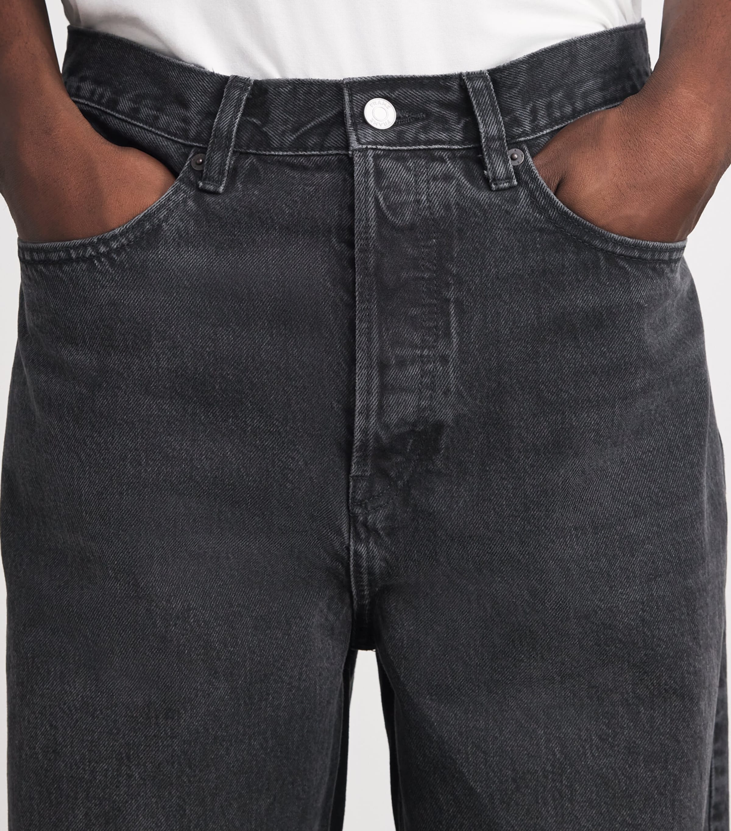 FRAME Mens Baggy Jeans Crse Crossline Image 3