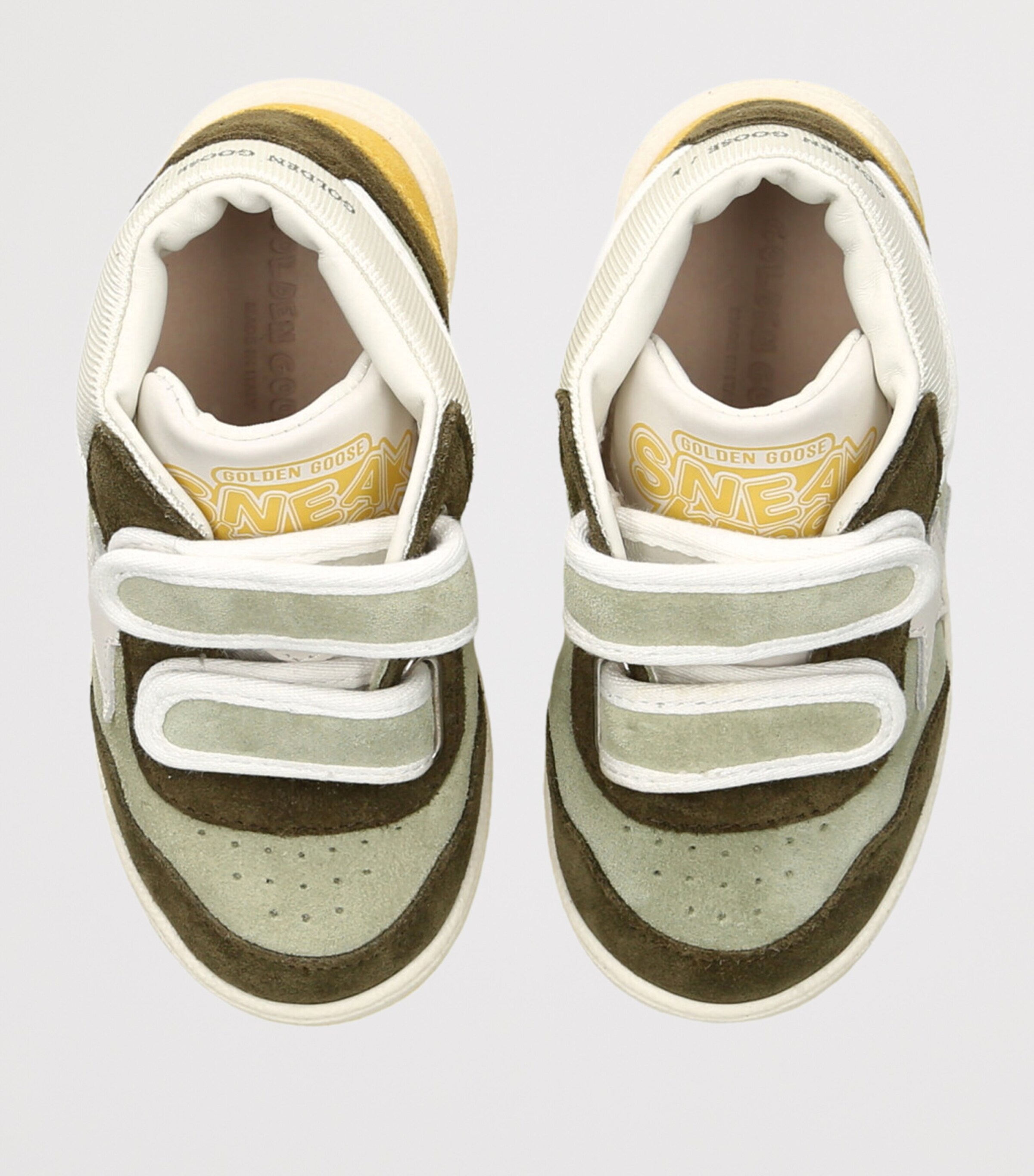 Golden Goose Suede June Sneakers Green Comb Image 4