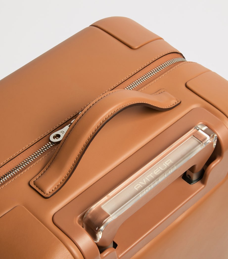 Leather Carry-On Suitcase (55cm) WALNUT Image 10