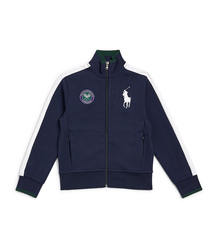 x Wimbledon Polo Pony Bomber Jacket NAVY Image 1