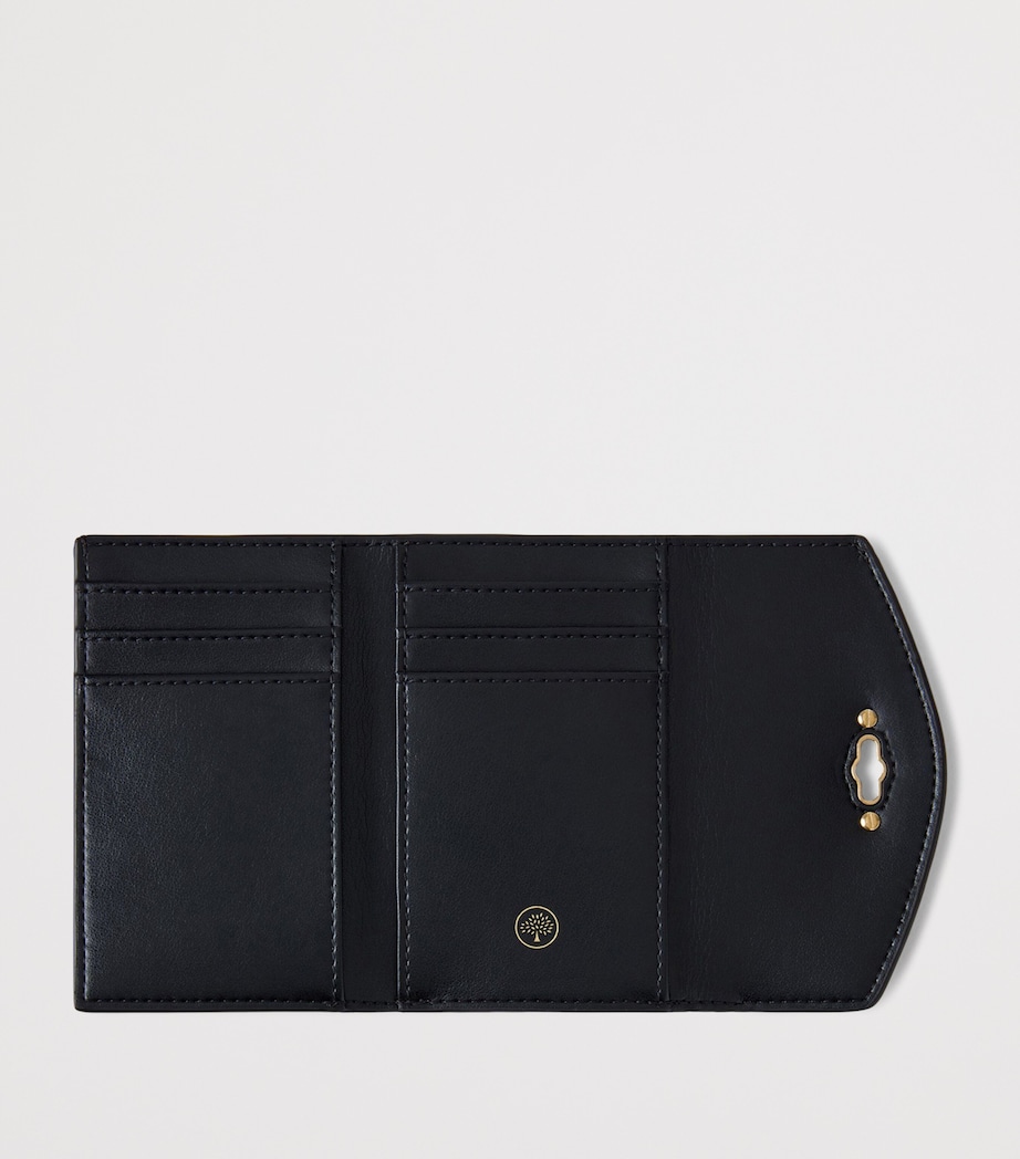 Leather Folded Darley Wallet EBONY Image 3