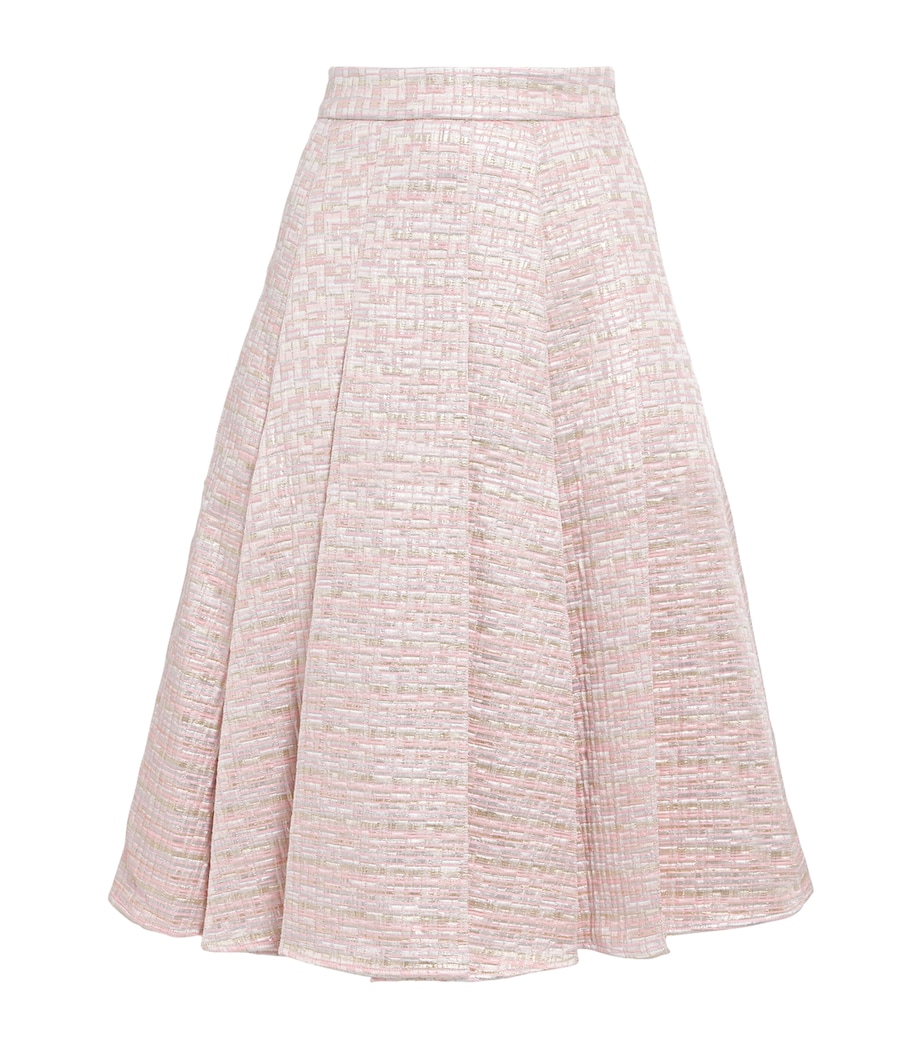 Tweed Fay Midi Skirt PINK MULTI Image 1
