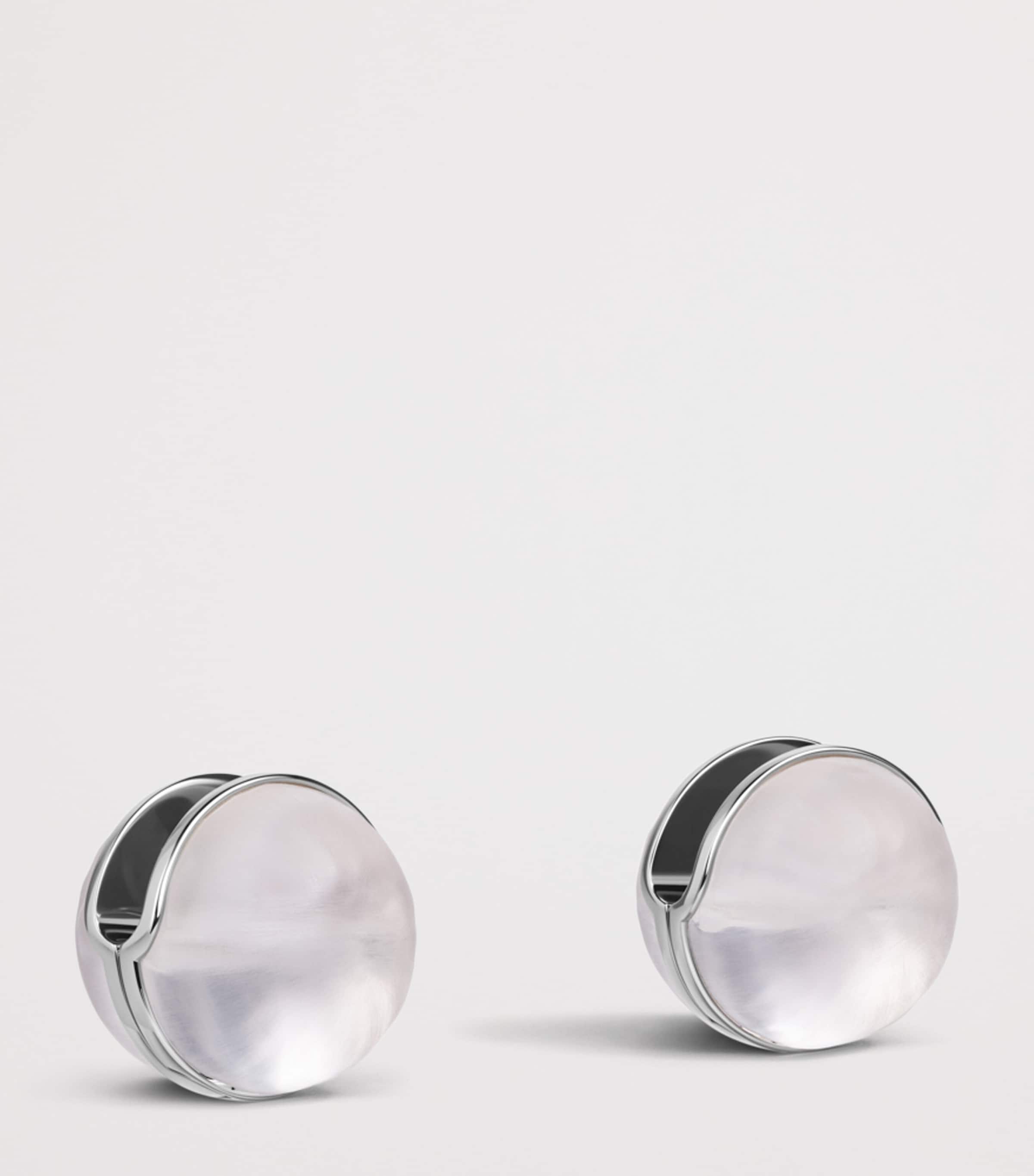 Alaïa Glass Sphere Earrings Noir Image 2