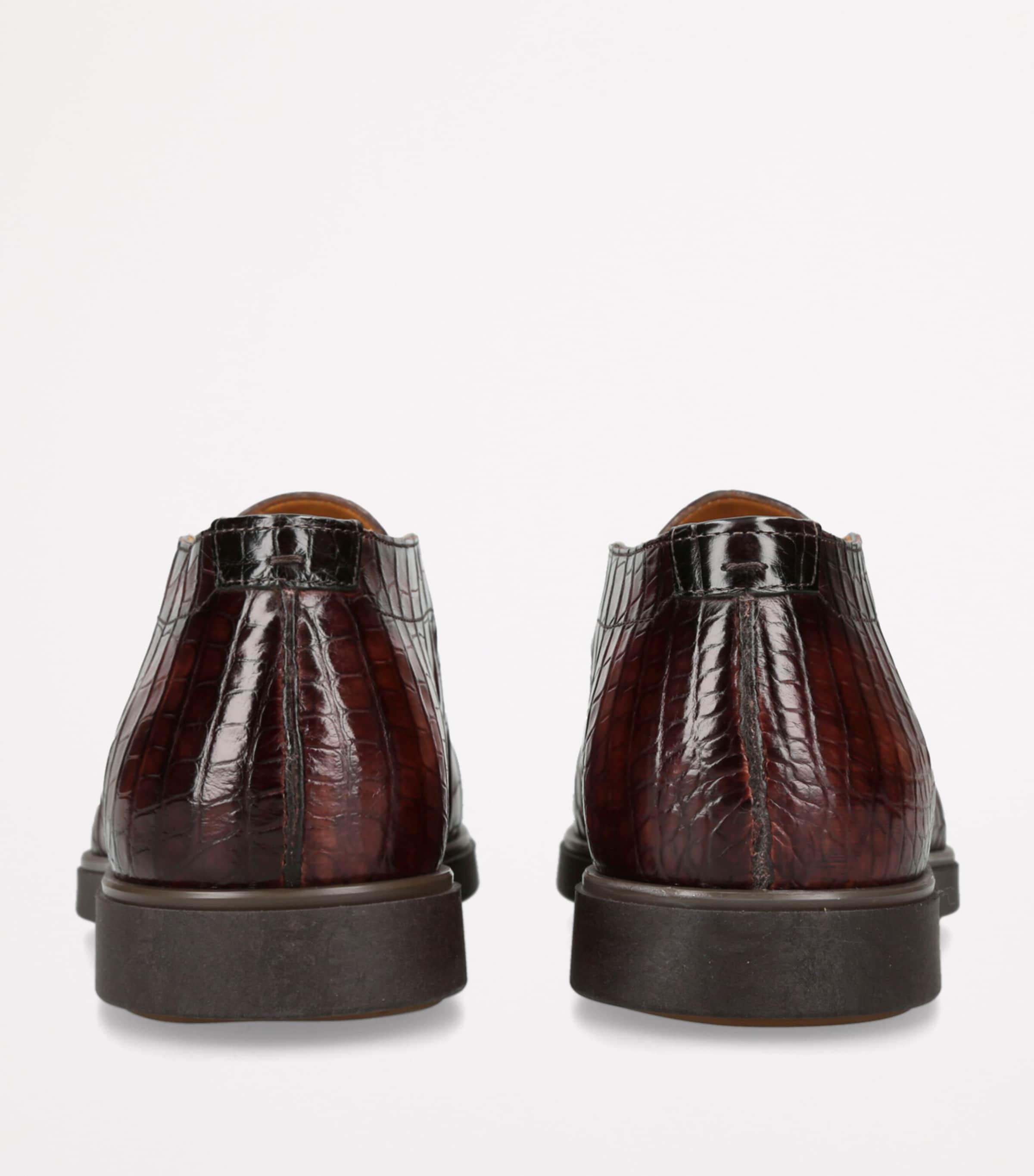 Crocodile Pariaso Mid-Top Loafers BROWN Image 2