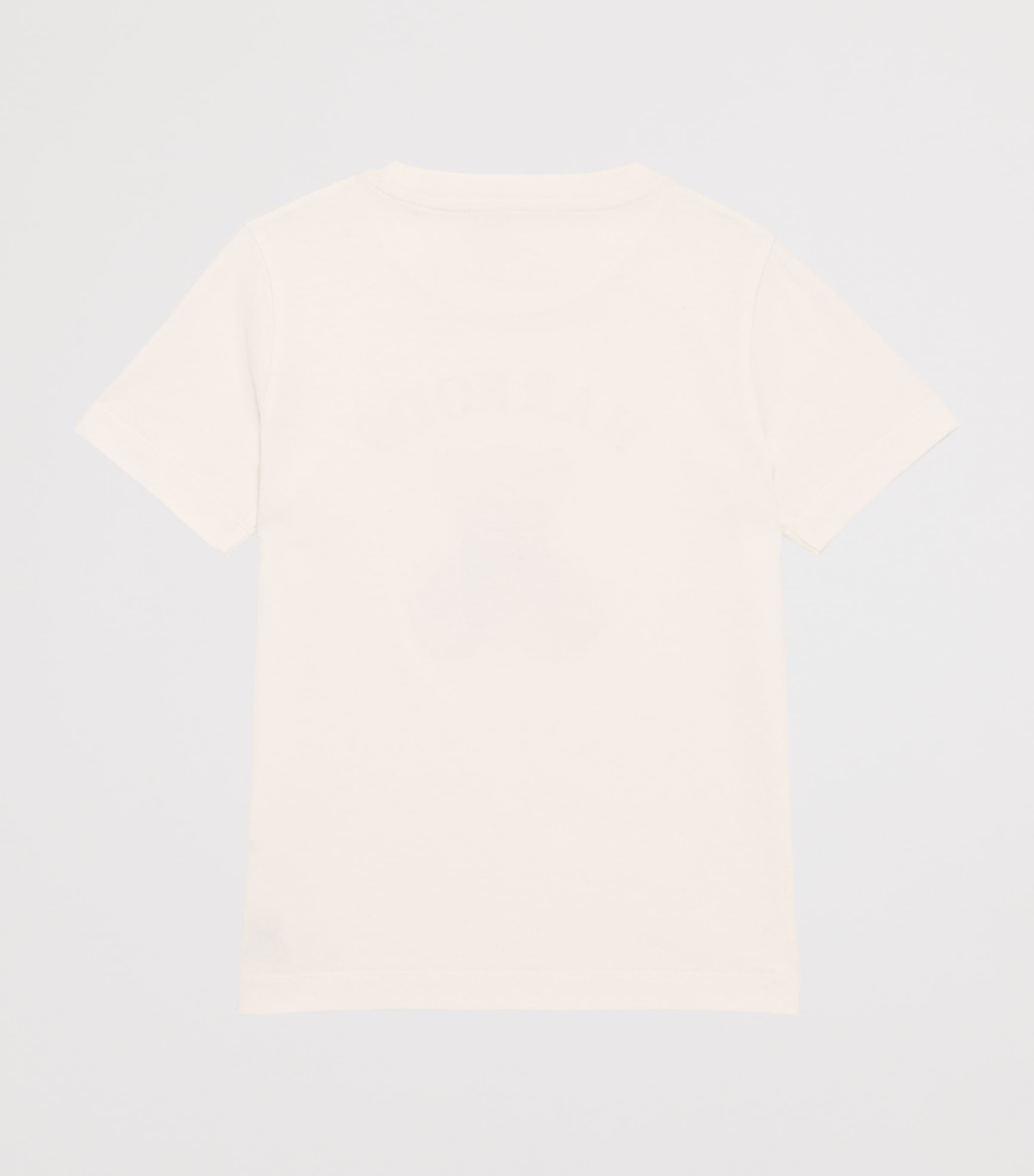 Harrods Cotton Jersey Henry Bear T-Shirt Ivory Image 2
