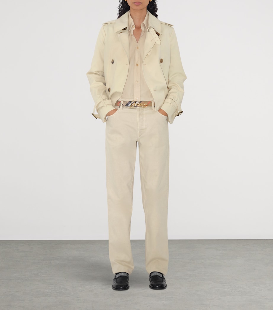 Reversible Check Belt SAND CHECK/BLACK Image 2