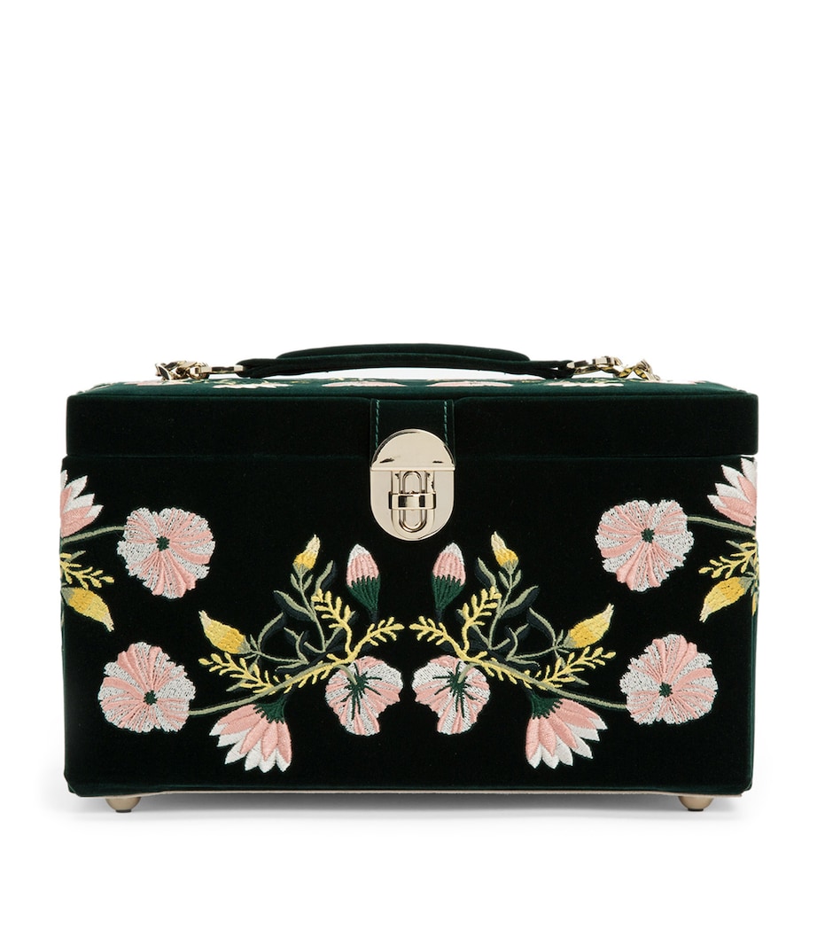 Medium Zoe Jewellery Box FOREST GREEN Image 1