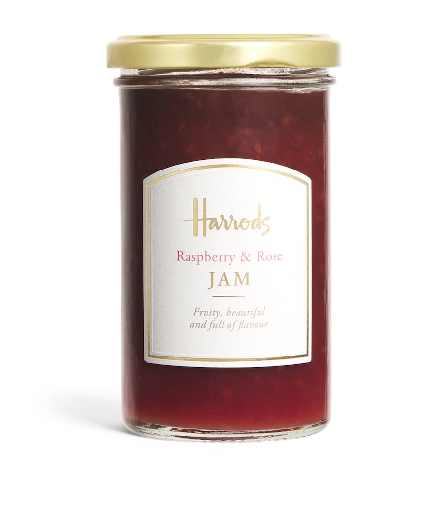 Harrods Raspberry & Rose Jam (320g) Image 2