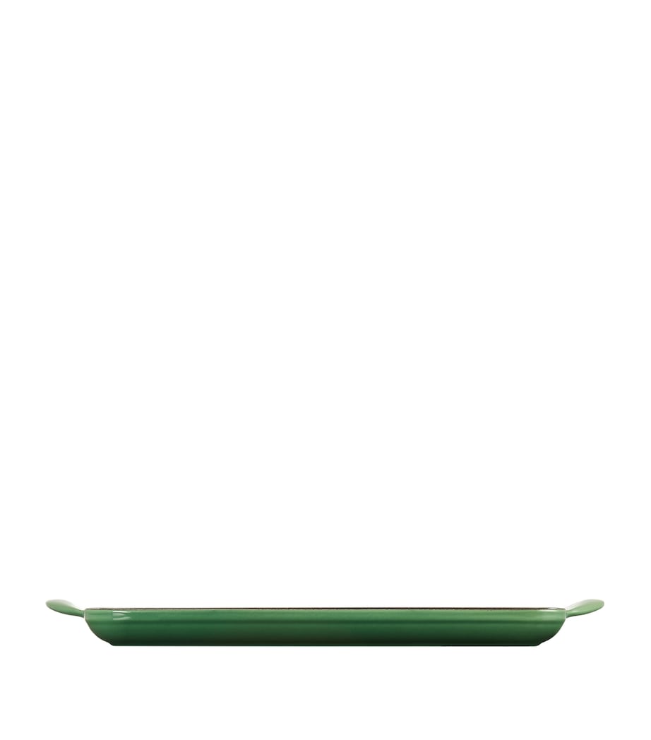 Cast Iron Rectangular Grill (32cm) BAMBOO GREEN Image 3