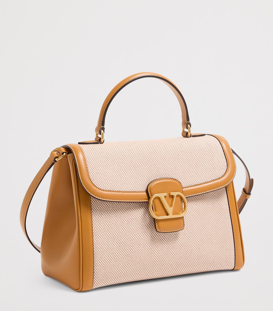 Large Canvas 9 To 5 Top-Handle Bag REK Image 5