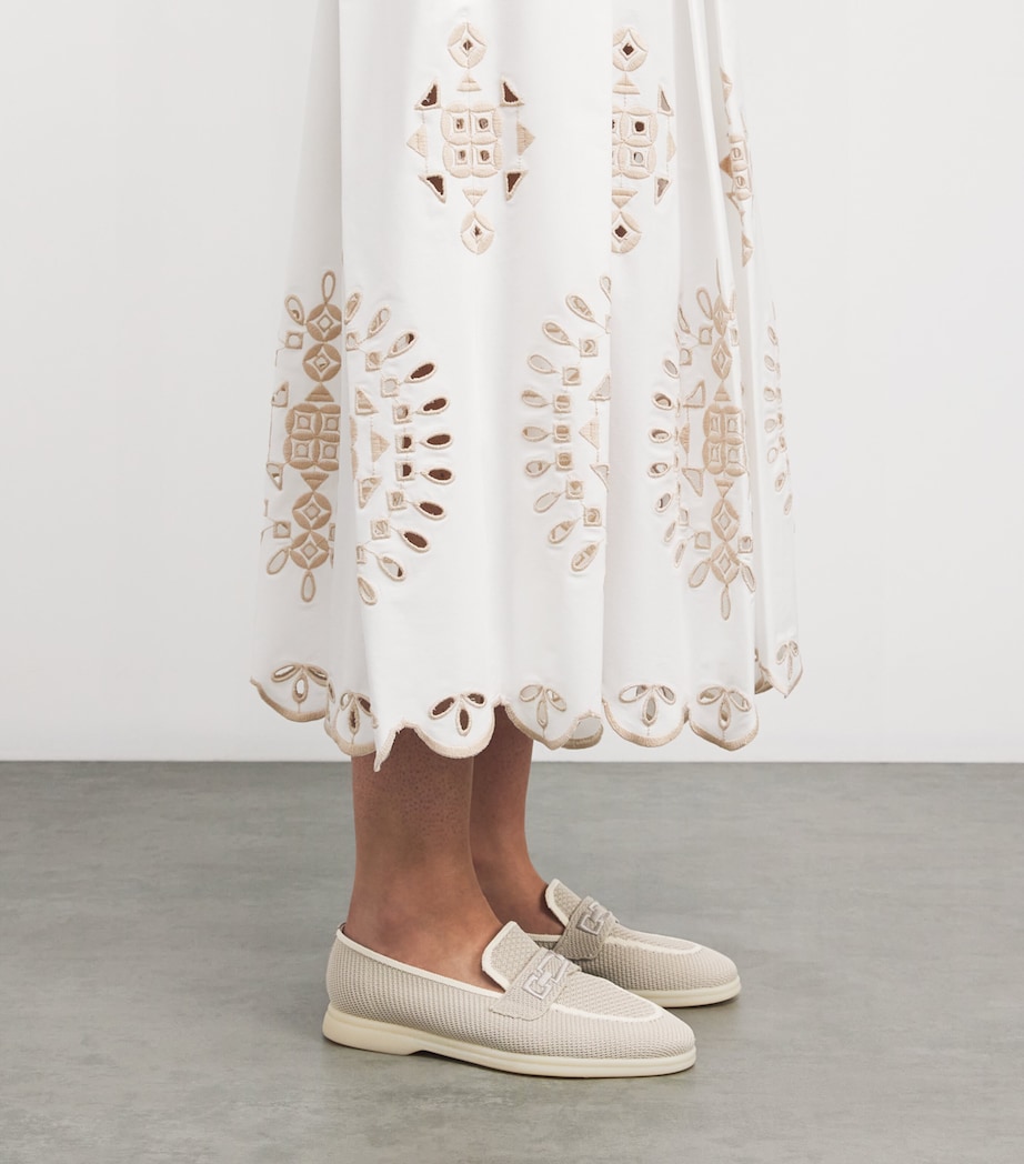 Knit Moccasins SABBIA, PANNA Image 2