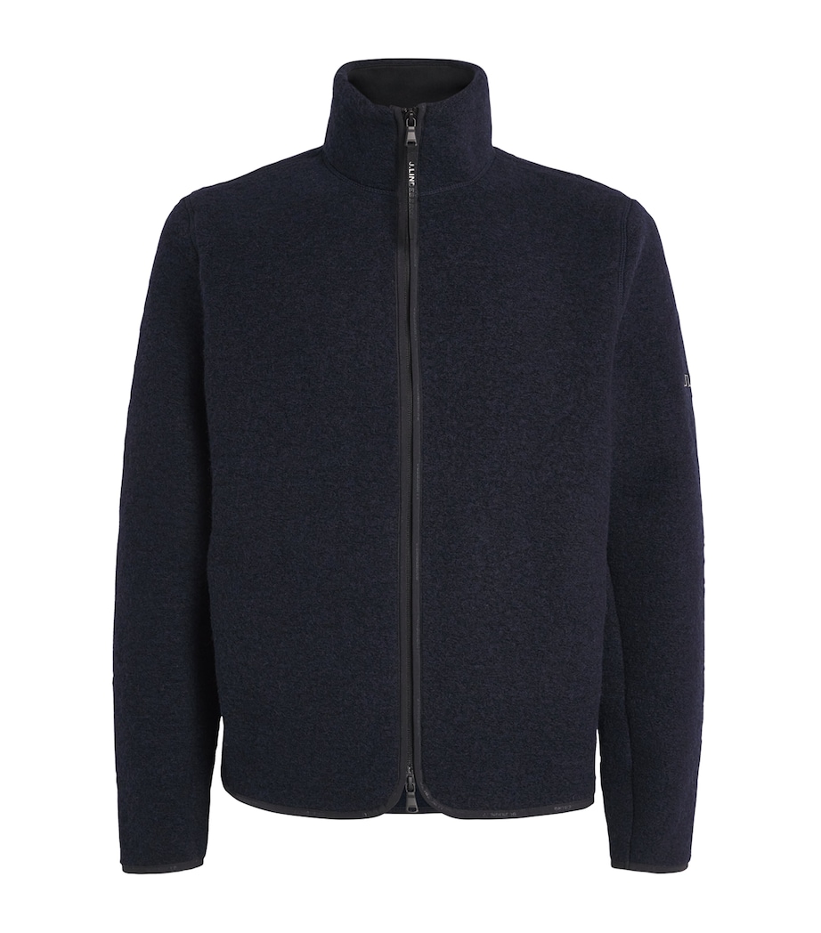 Wool-Blend Fleece Dustin Jacket 6855 JL NAVY Image 1