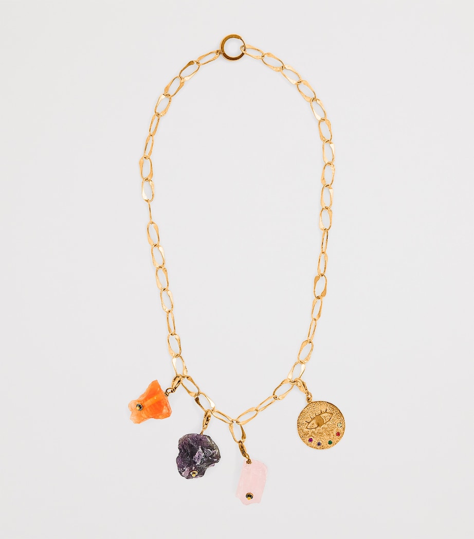 Gold-Plated Selini Charm Necklace GOLD Image 2