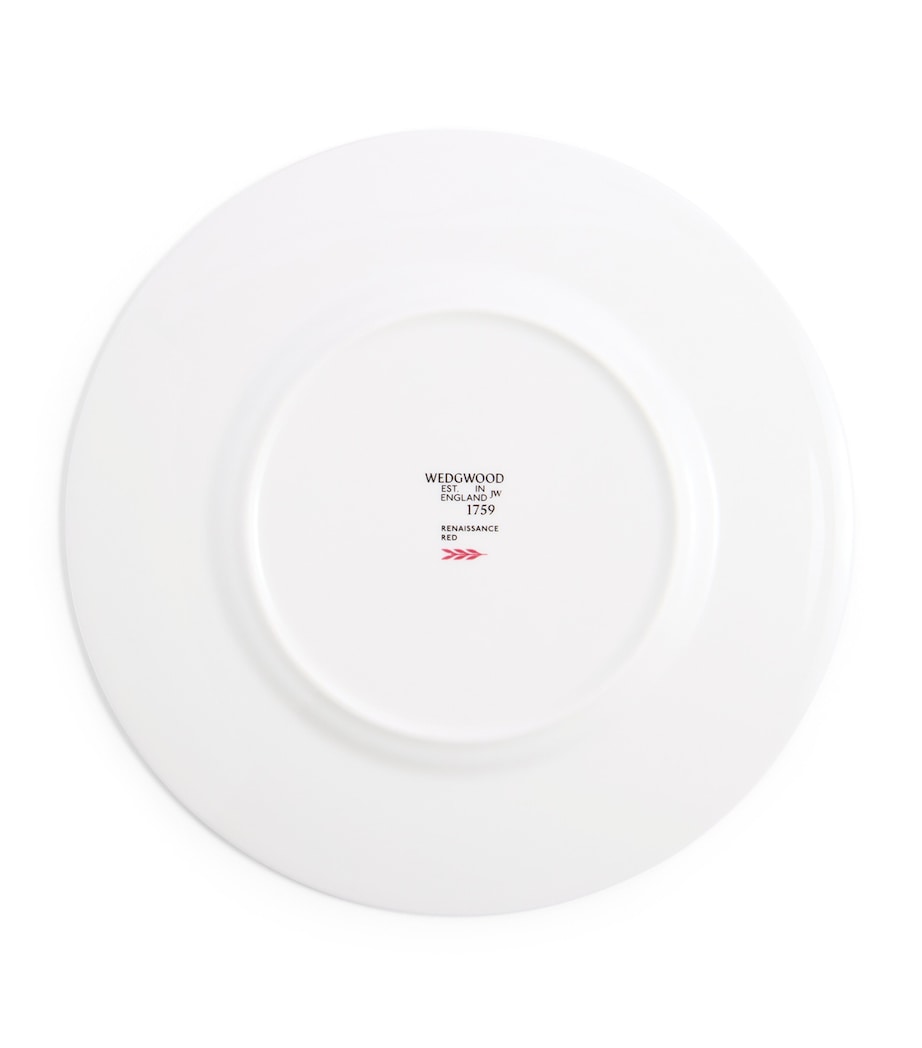 Bone China Renaissance Plate (22cm) RED Image 6