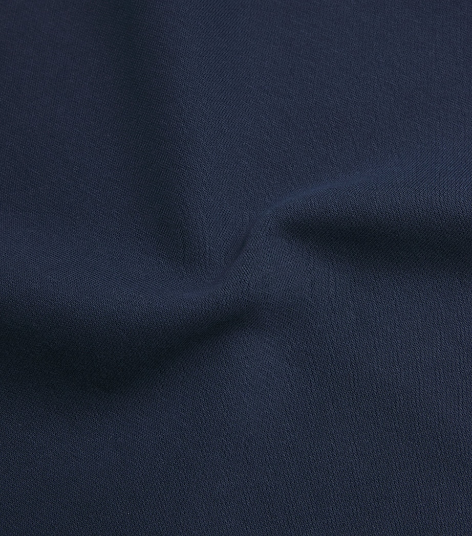 Fleece Lounge Crew-Neck Sweatshirt NAVY Image 5