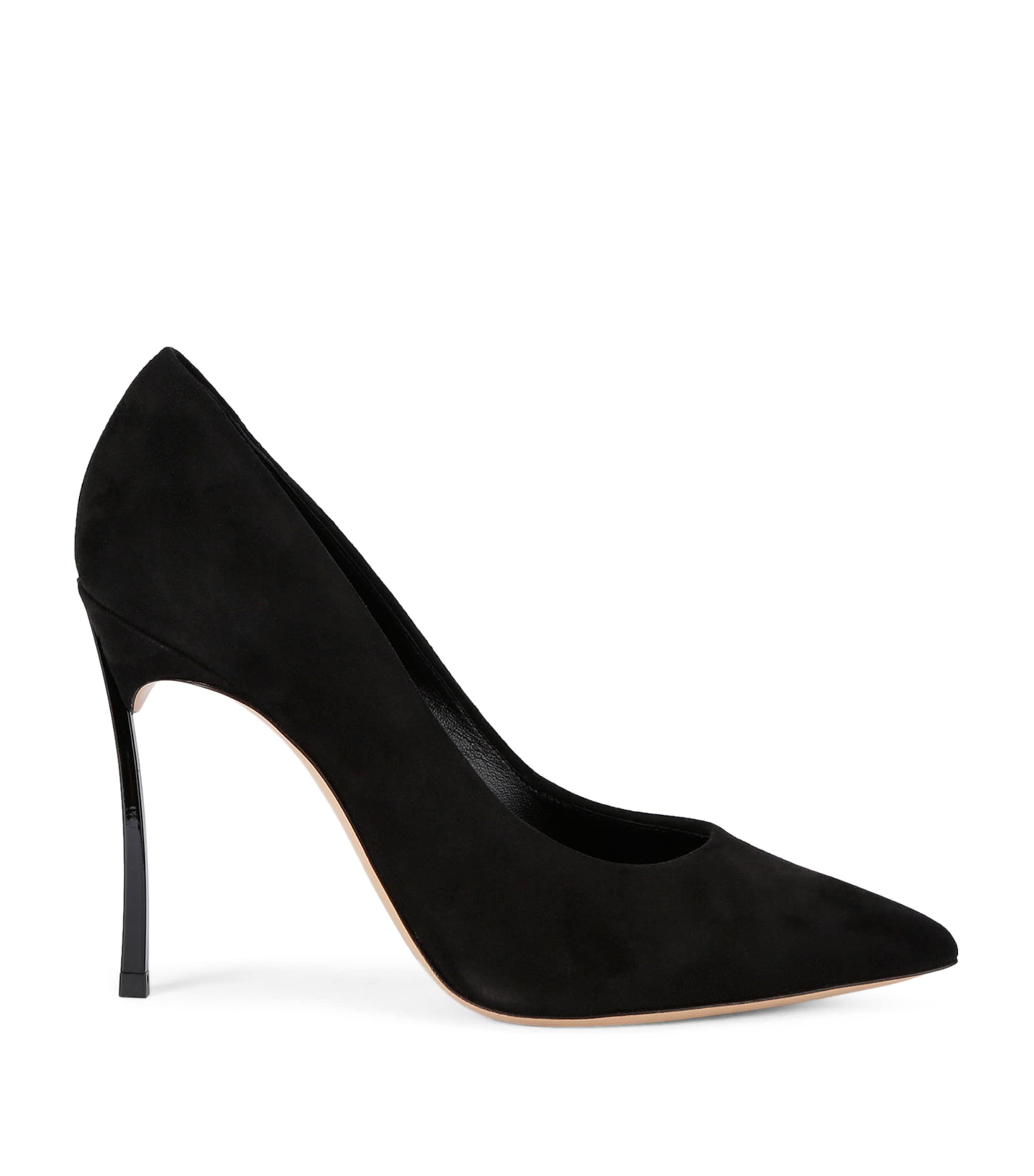 Casadei Suede Blade Pumps 105 In Black