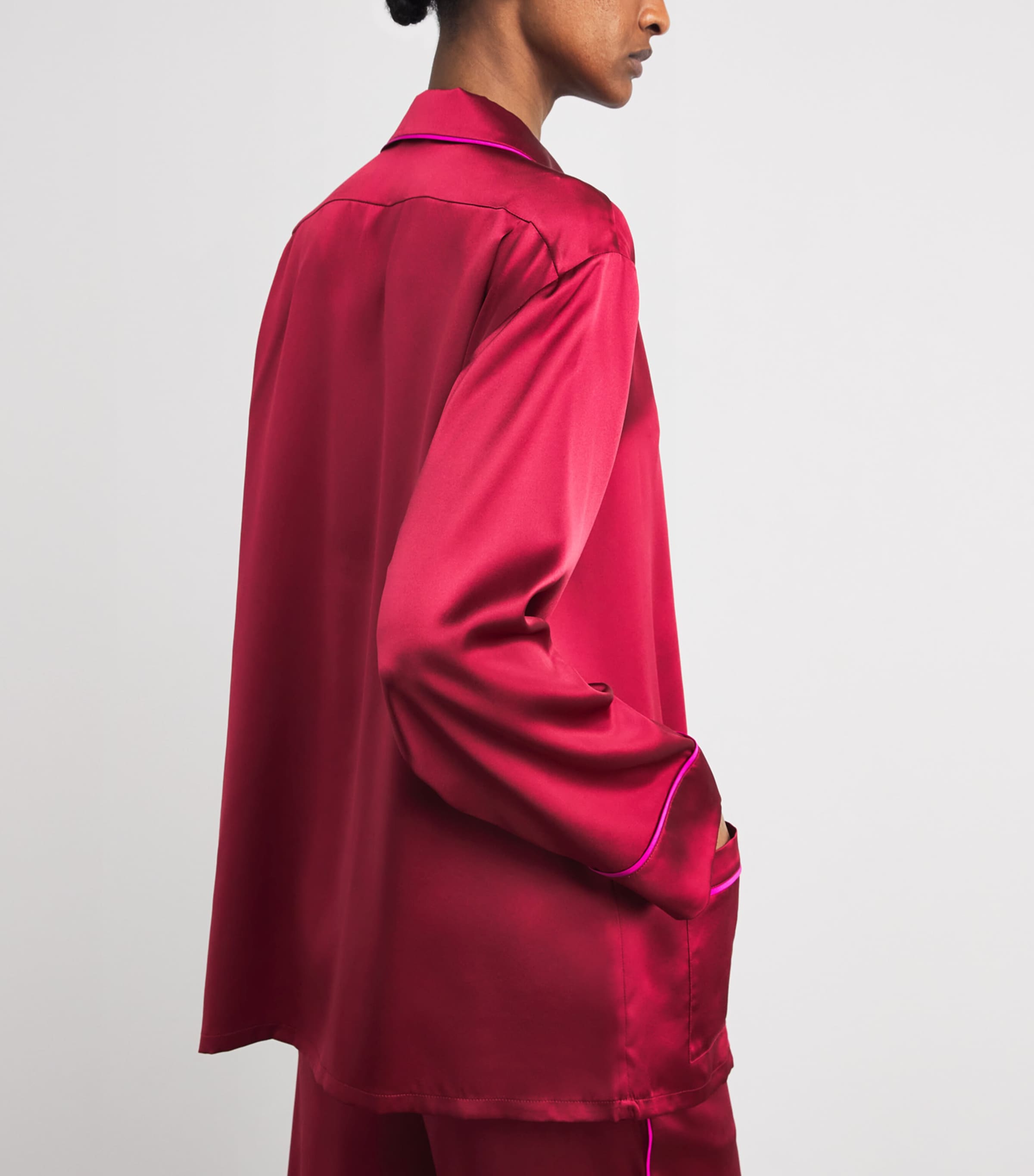 Silk Yves Pyjama Set RUSSET Image 4