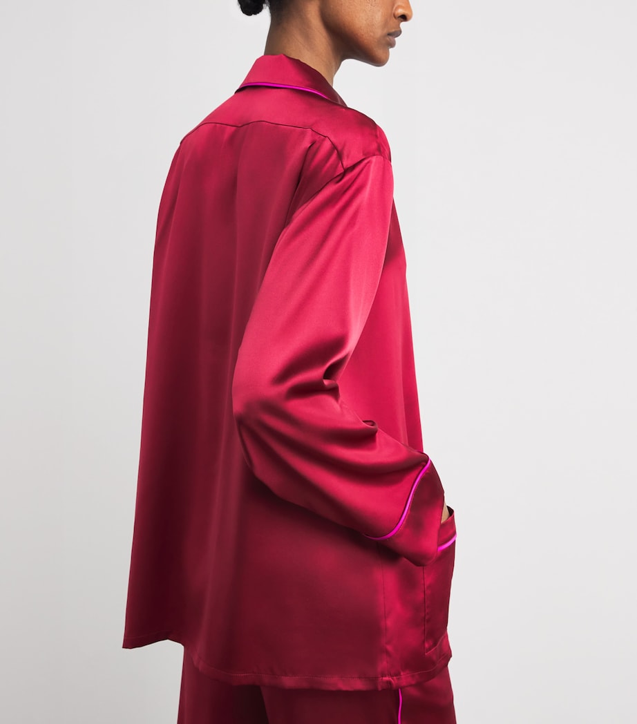 Silk Yves Pyjama Set RUSSET Image 4