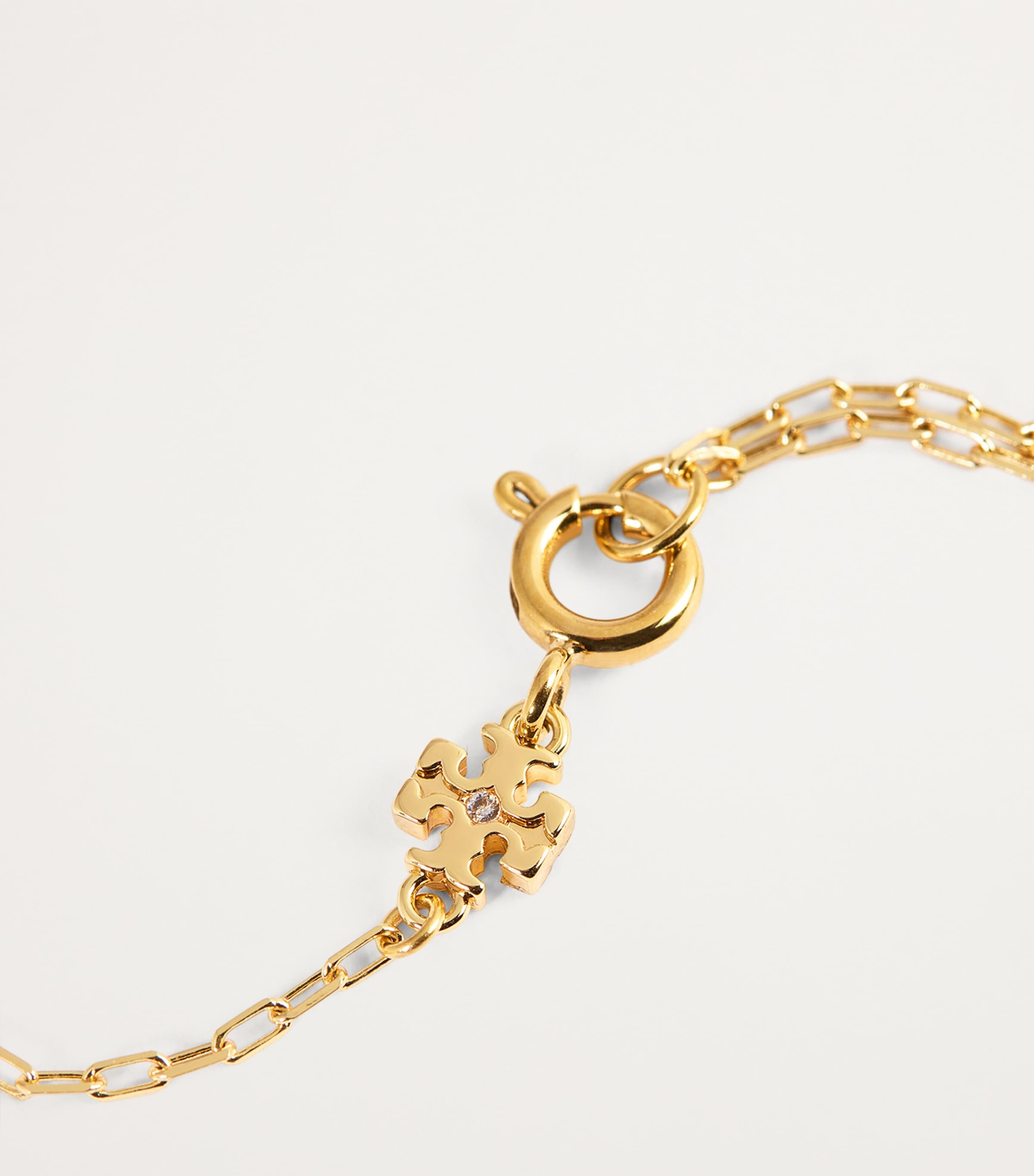 Kira Clover Chain Necklace TORY GOLD Image 5