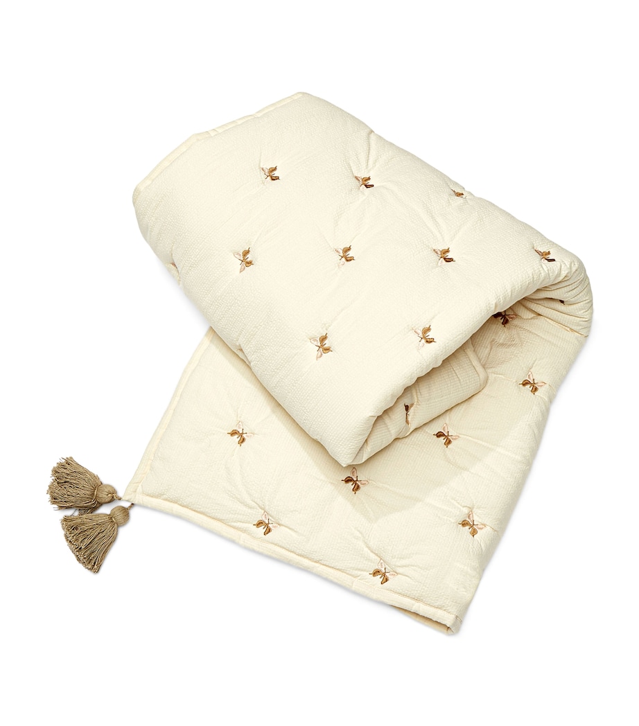 Embroidered Butterfly Blanket BUTTERFLY Image 2