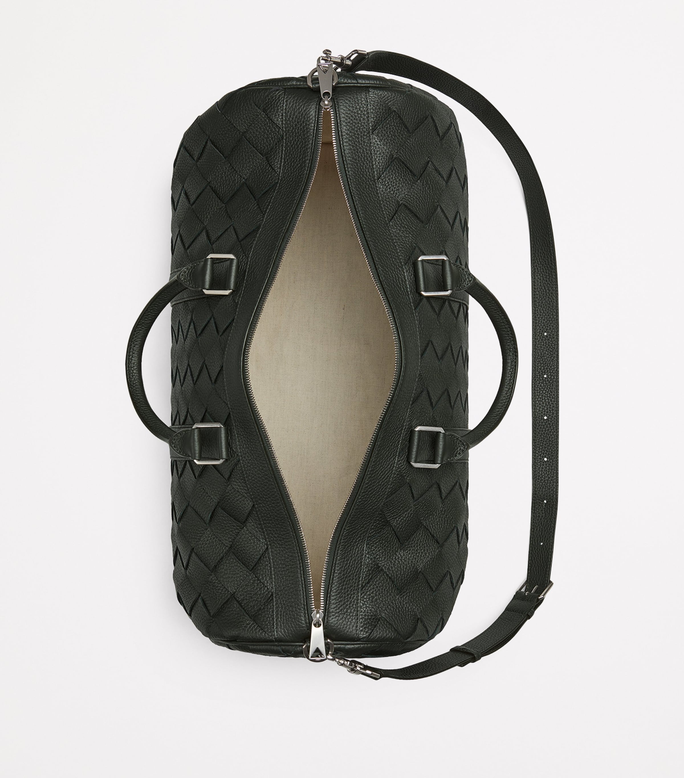 Leather Intrecciato Cabin Duffle Bag 3009 Image 4