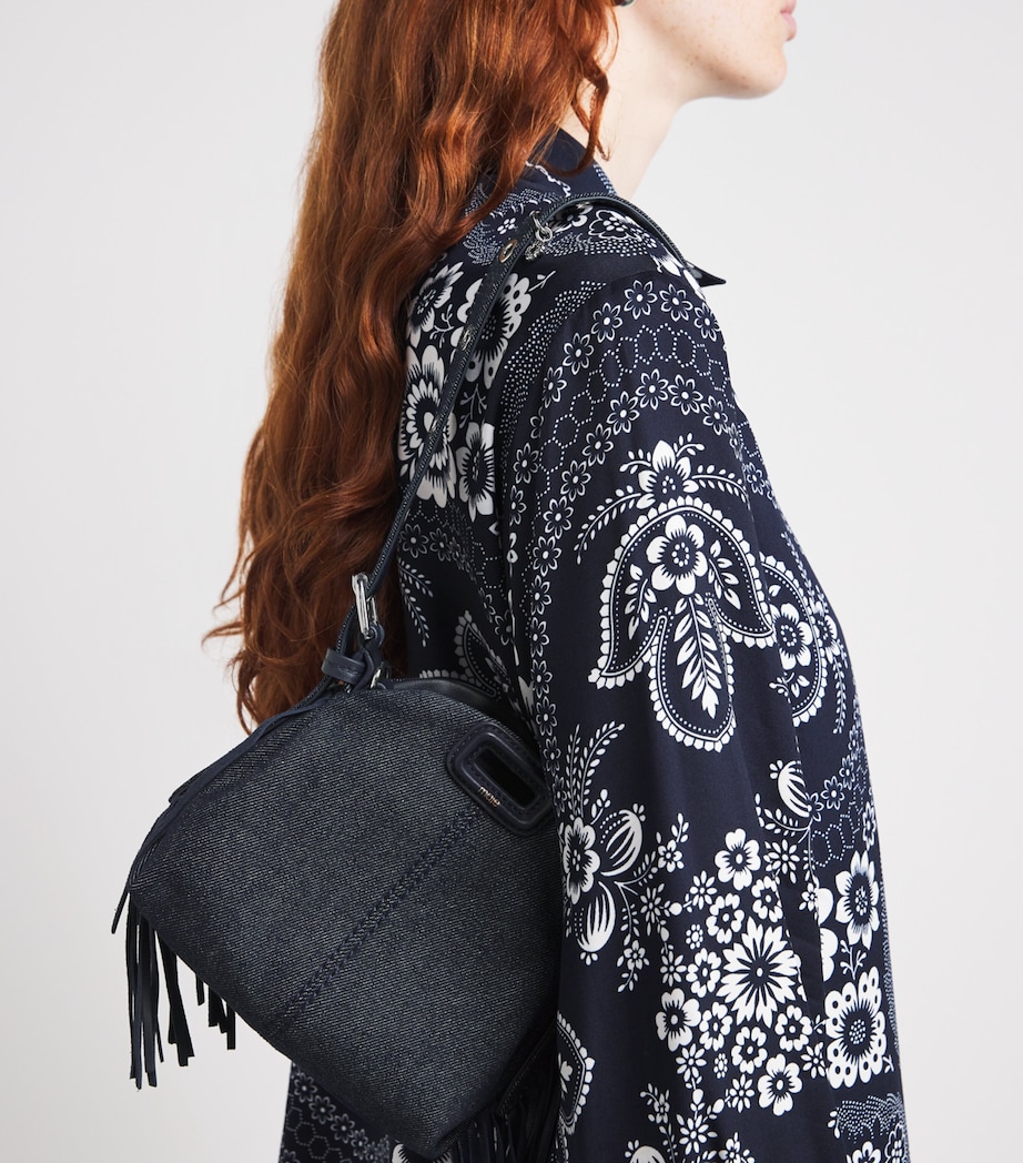 Micro Denim Miss M Shoulder Bag NAVY Image 2