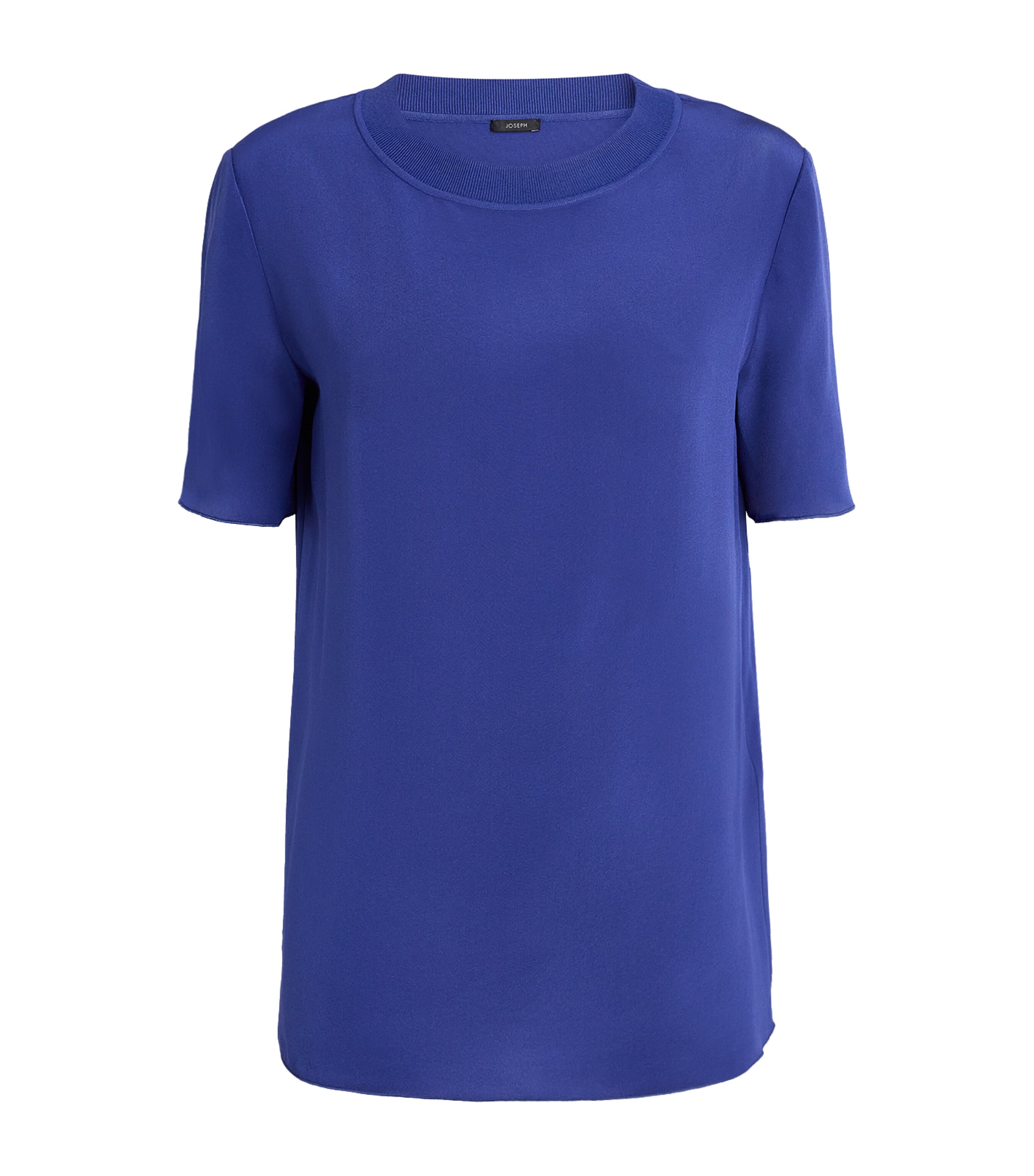 Joseph Silk Rubin T-shirt In Blue