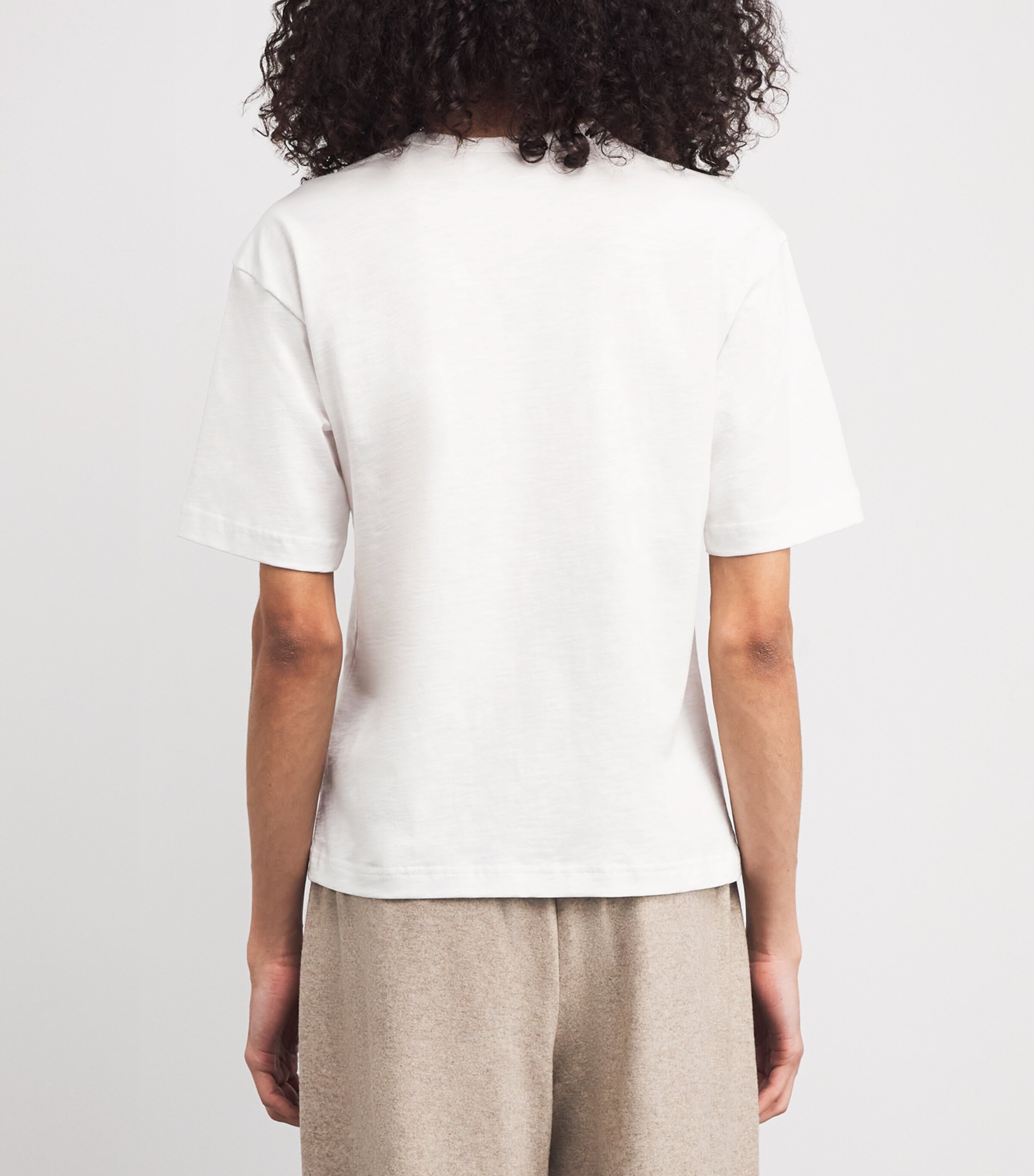 Cotton Camp Logo T-Shirt WHITE Image 4