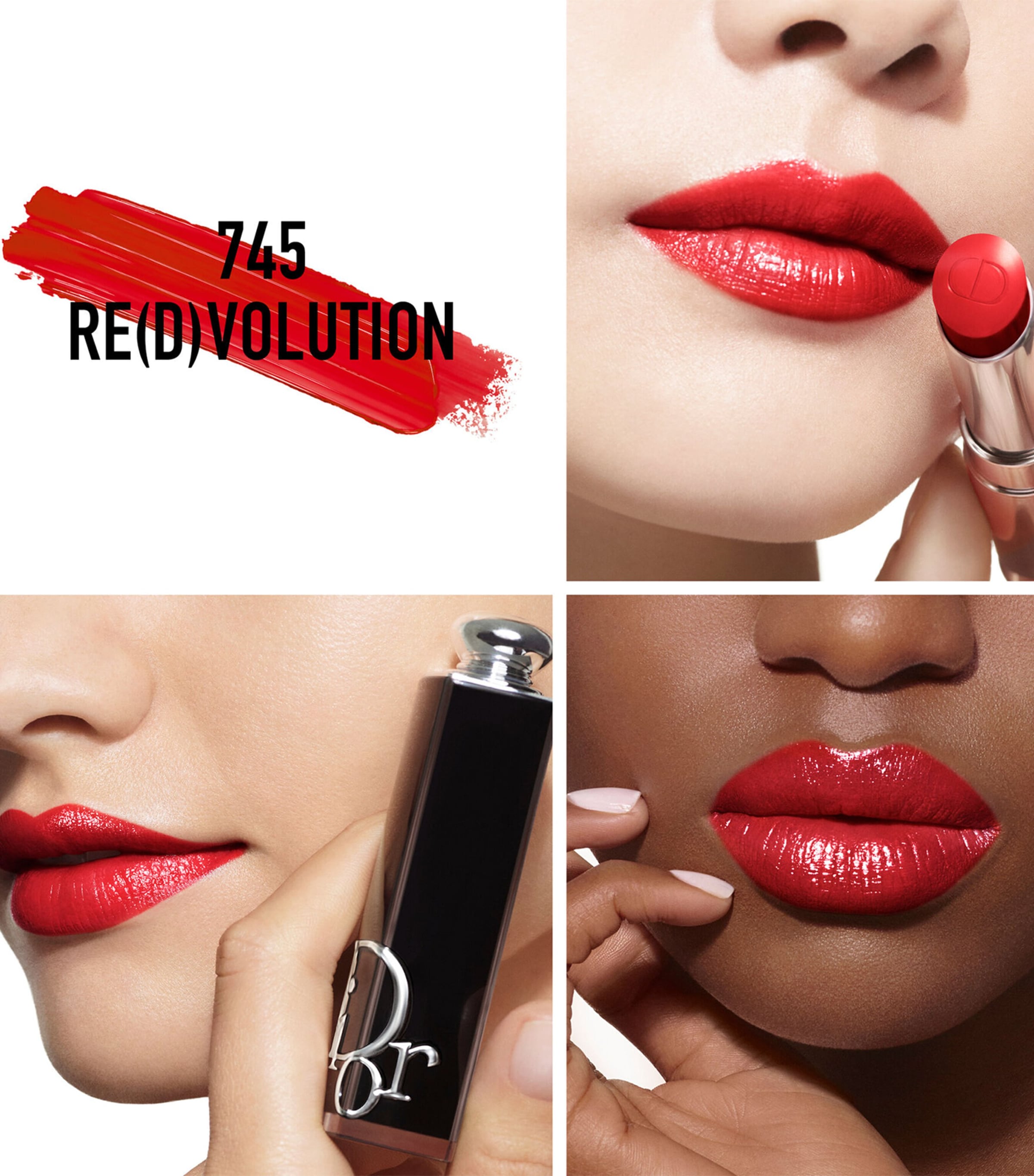 Dior Addict Shine Lipstick 745 RE(D)VOLUTION Image 2