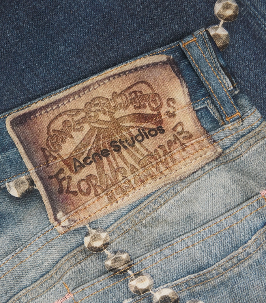 Low-Rise Printed 1981 Jeans AUZ MID BLUE Image 5