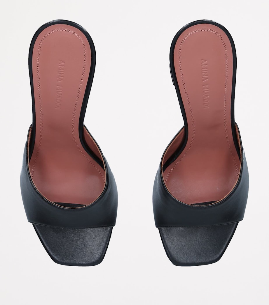 Leather Lupita Mules 95 BLACK Image 8