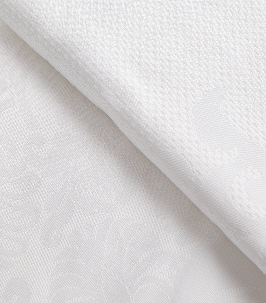 Siena Table Cloth (175cm x 250cm) WHITE Image 4