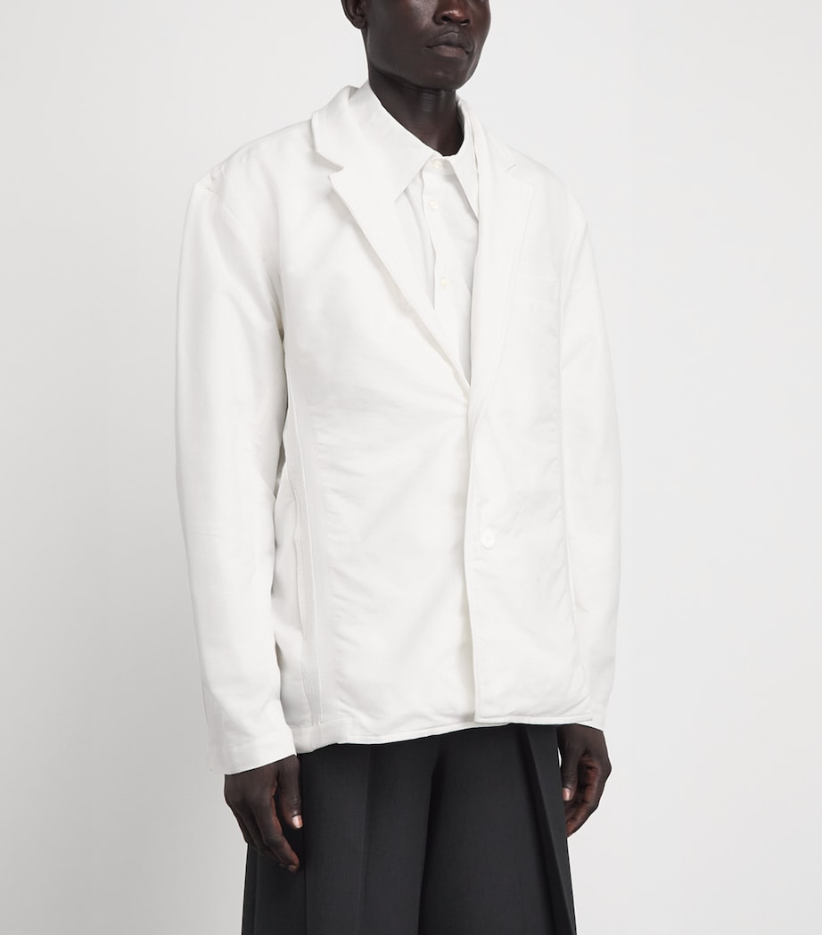 IM MEN Mens Clay Blazer White Image 4