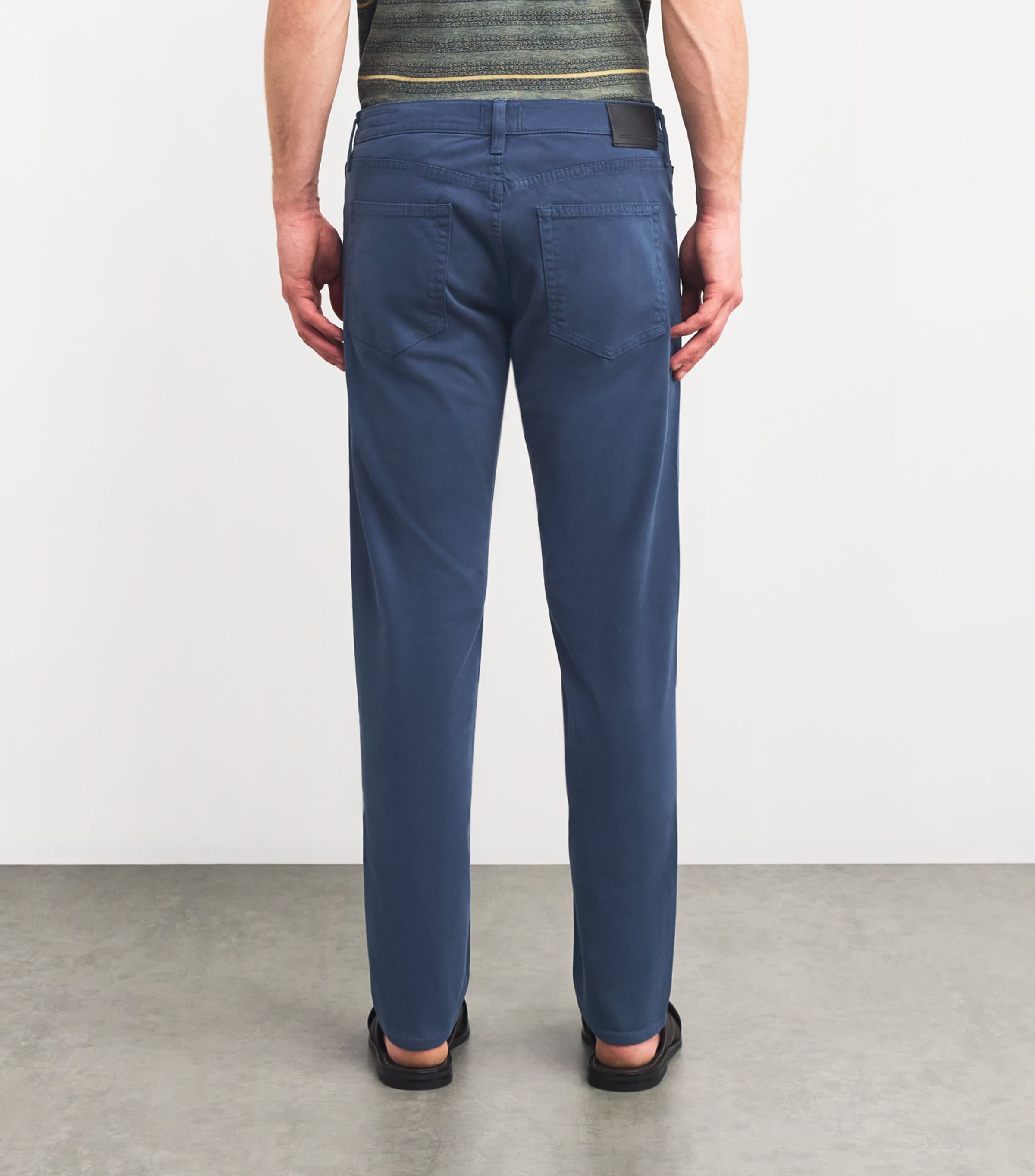 Citizens of Humanity Mens London Tapered Slim Trousers Lwlbl Dp Blue Image 4