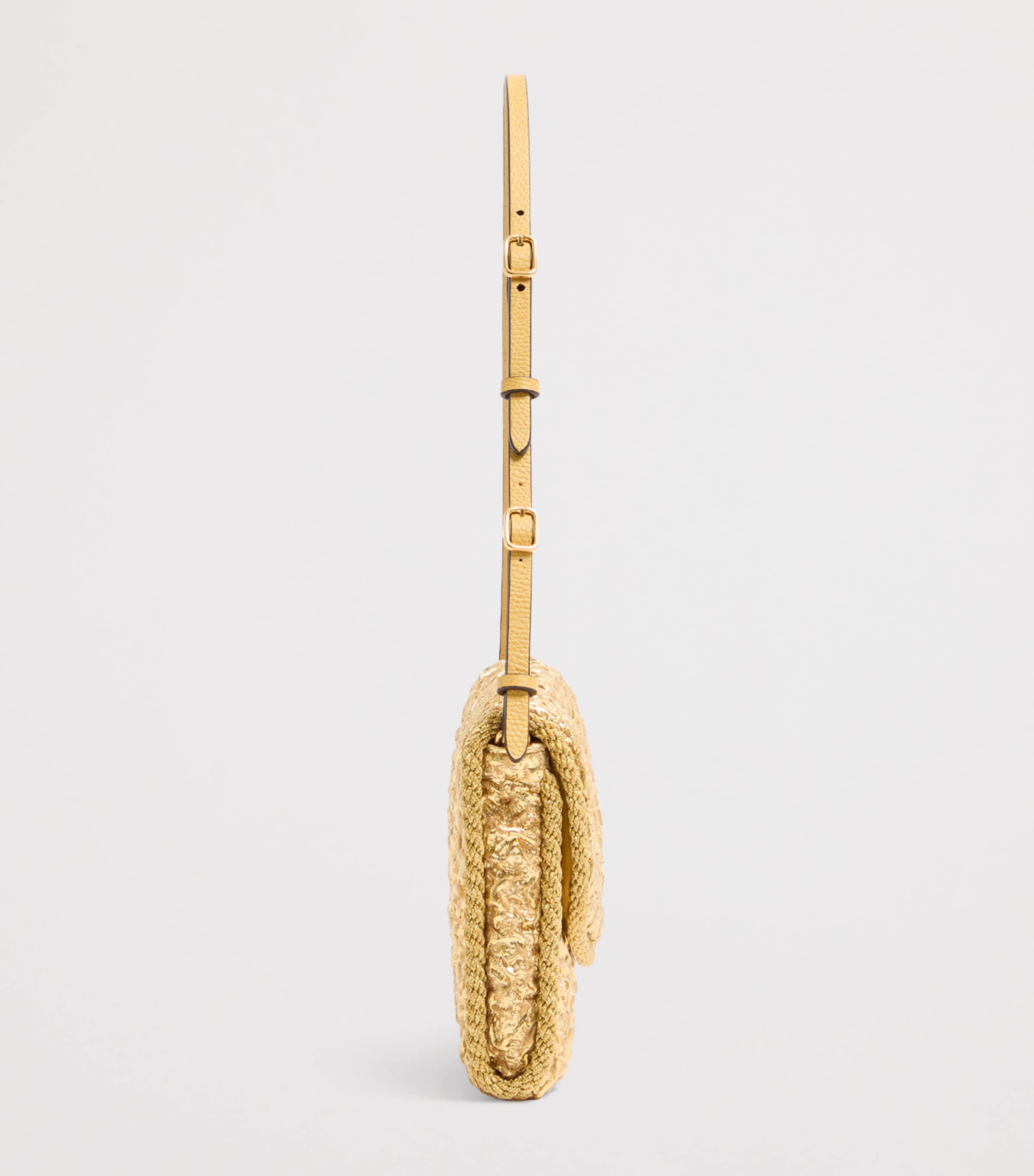 Metallic Vain Soft Shoulder Bag L01 Image 3