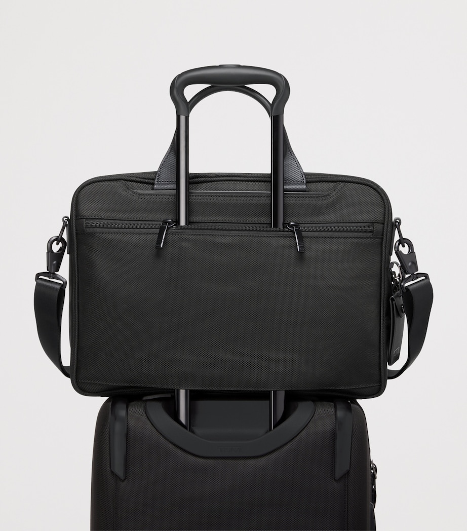 Tumi Medium Alpha 4 Briefcase (15") Black Image 5