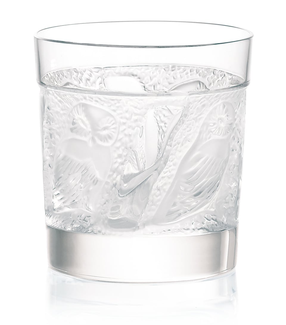 Lalique Owl Whisky Tumbler (200ml) Incolore