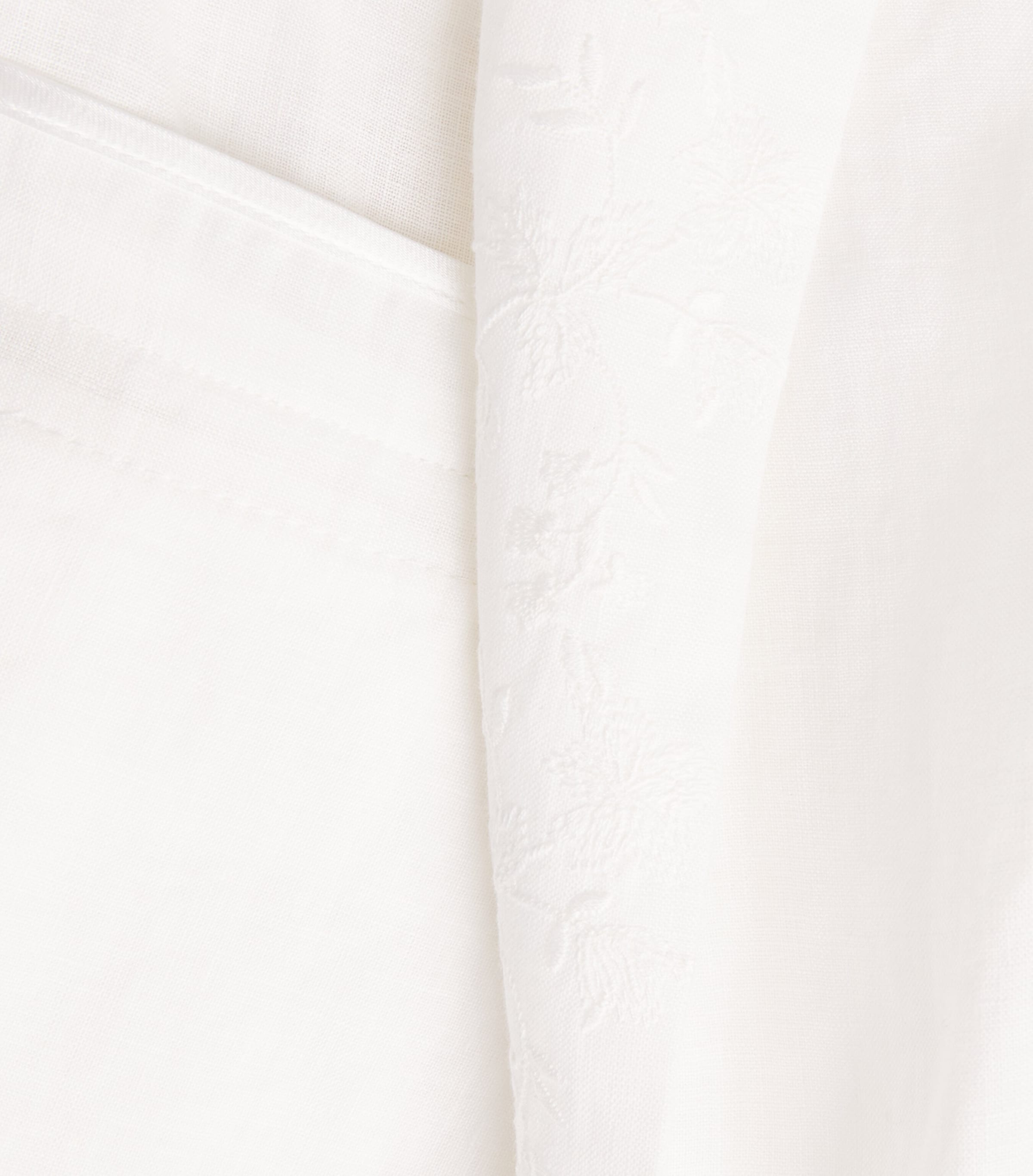 x Harrods Linen Belted Blazer BIANCO Image 5